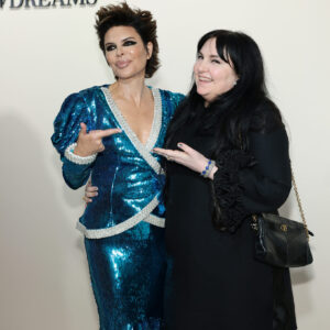 Lisa Rinna and Lena Dunham pose for a portrait at the CULT100 gala at the Guggenheim Museum