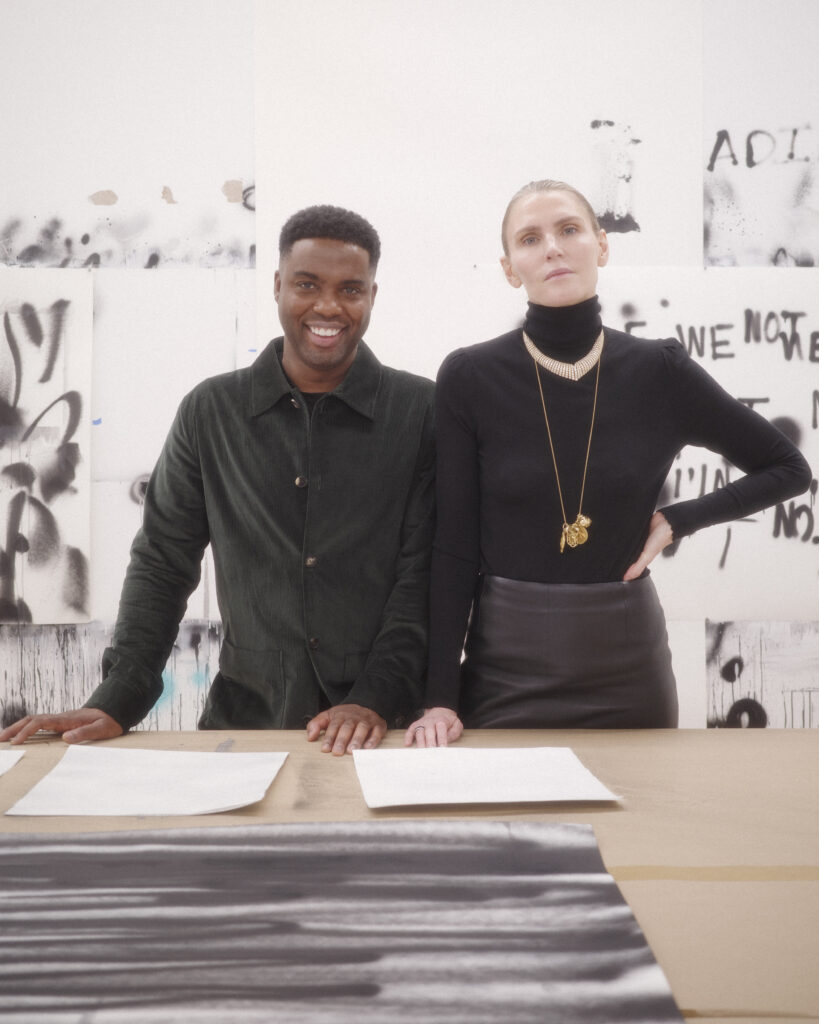 Portrait of Adam Pendleton and Gabriela Hearst by Sam Penn.