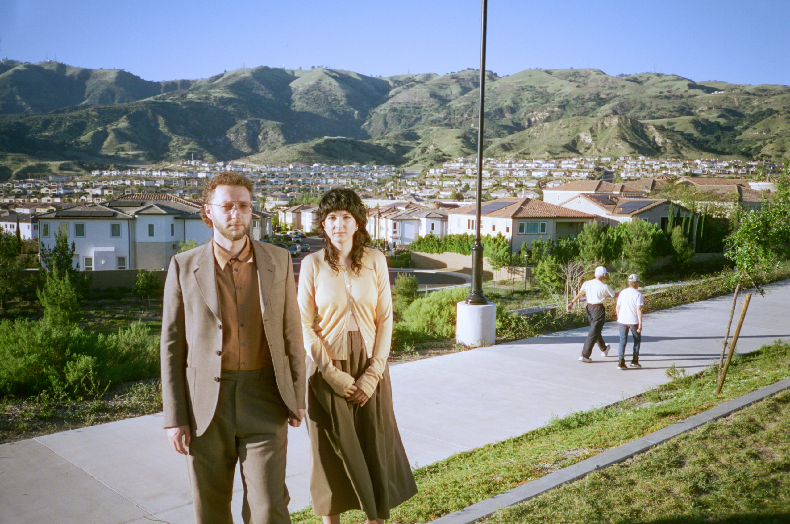 Daniel Goldhaber and Isa Mazzei, director and writer of the film Faces of Death 2026