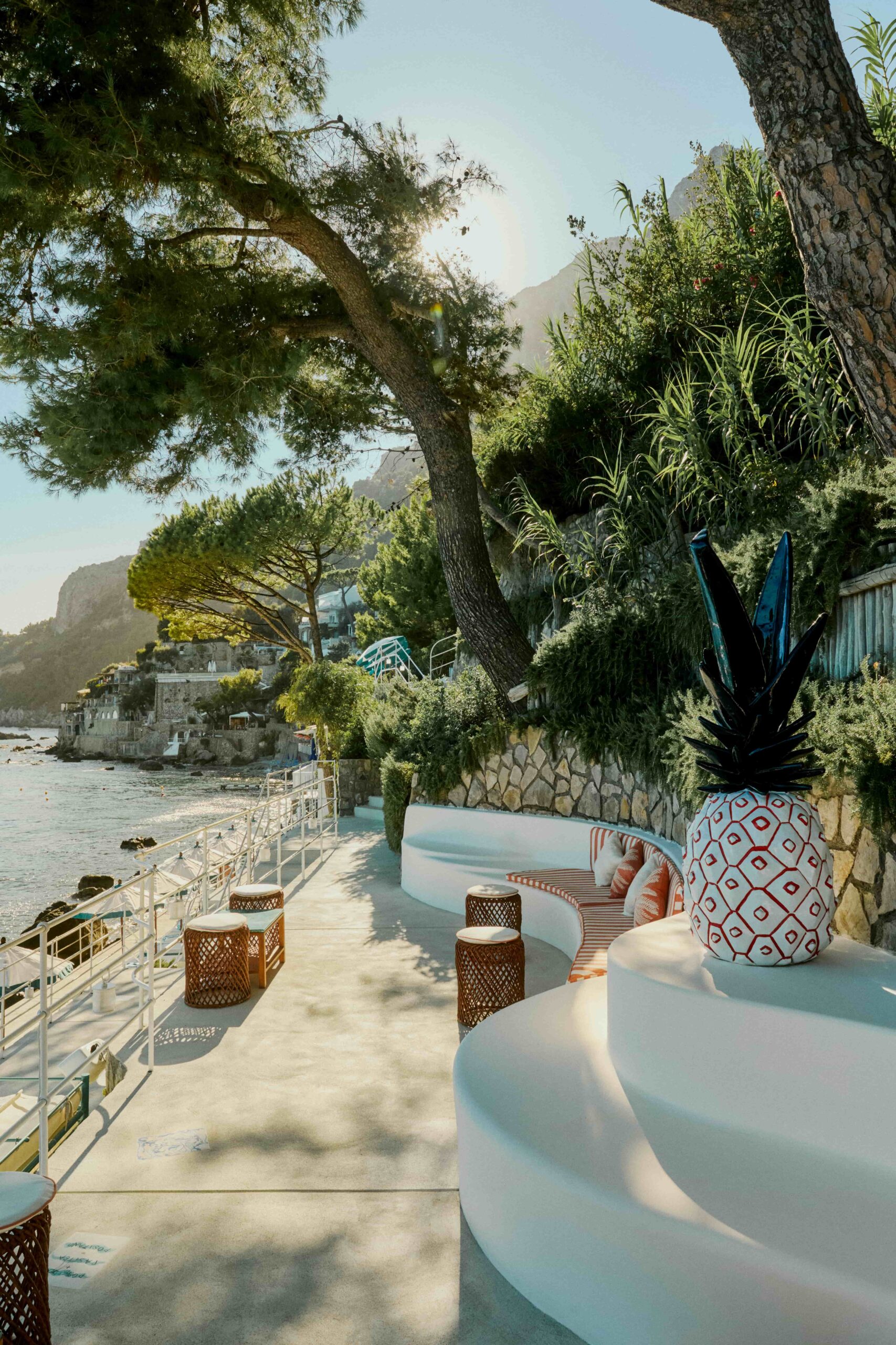 Rose Wylie’s Pineapple and Giuseppe Ducrot’s 3.5-meter fountain