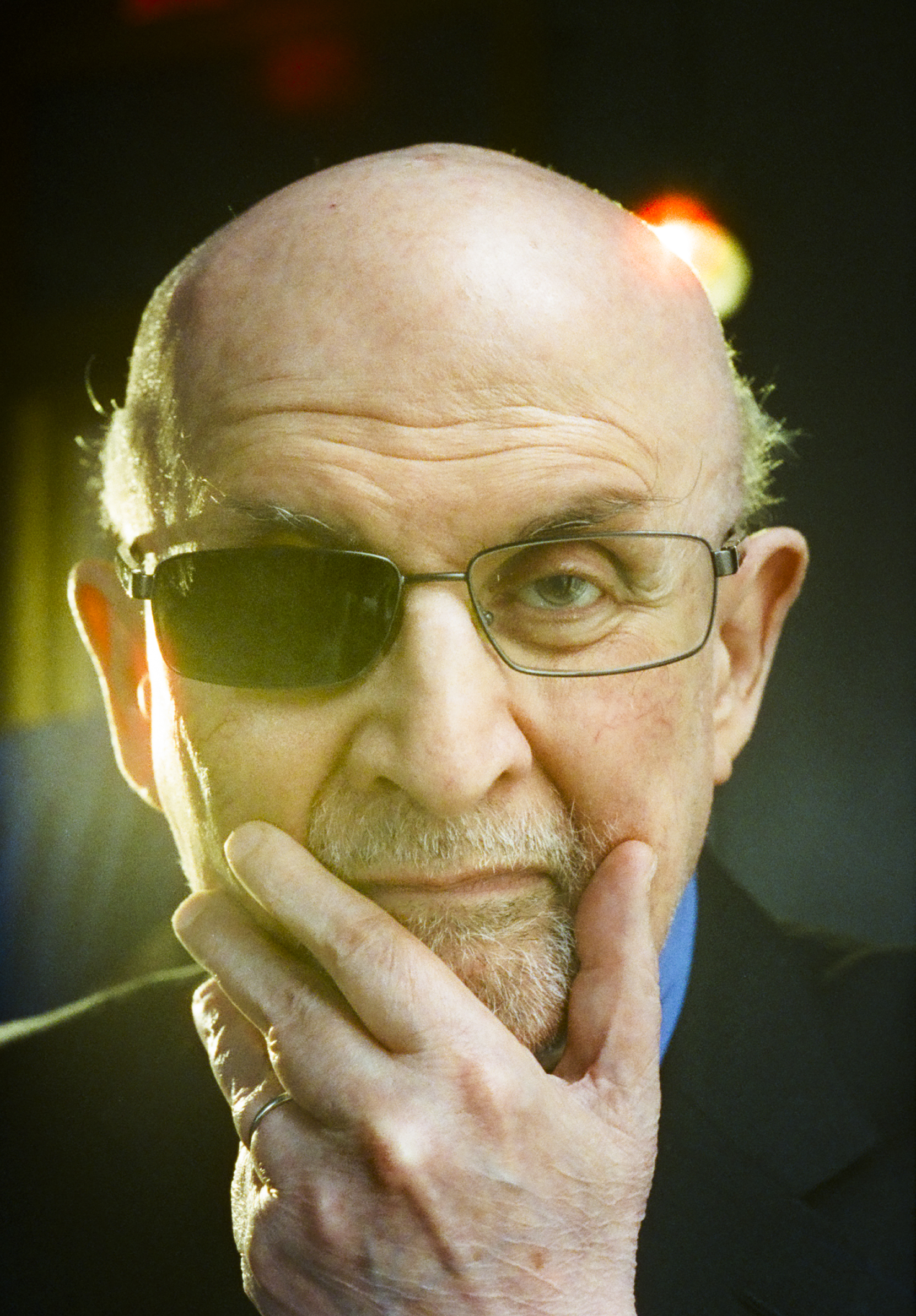 Salman Rushdie, author of the books Knife, The Satanic Verses, and The Eleventh Hour