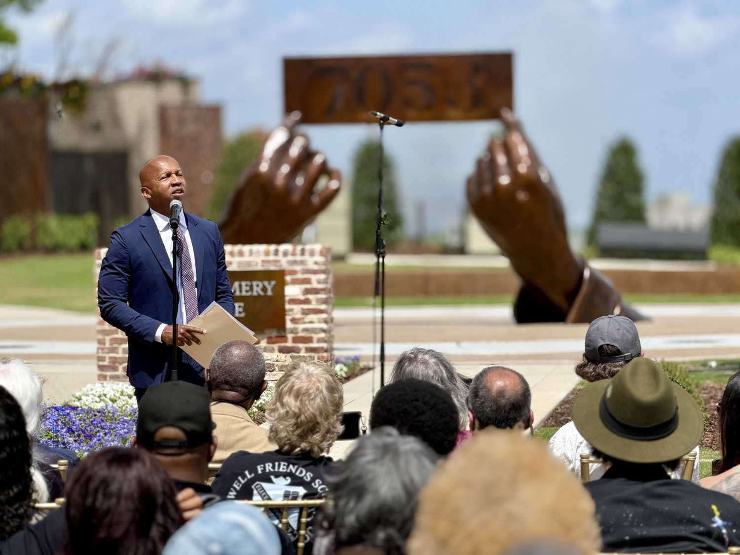Bryan Stevenson at the Montgomery Square Dedication, 2026