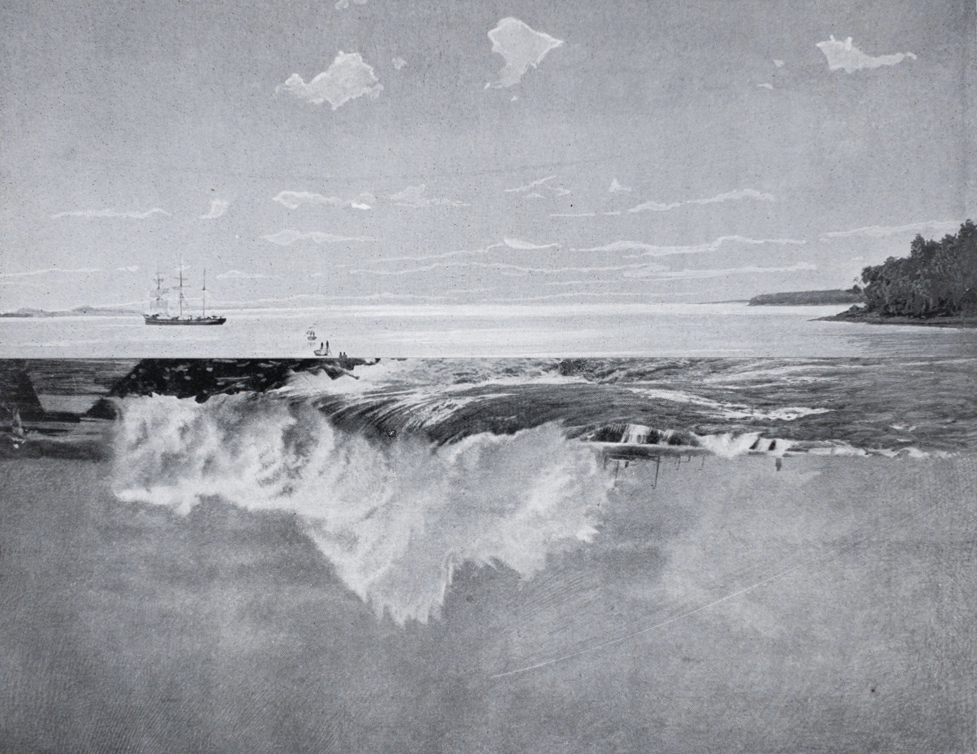 John Stezaker, Raft, 2025