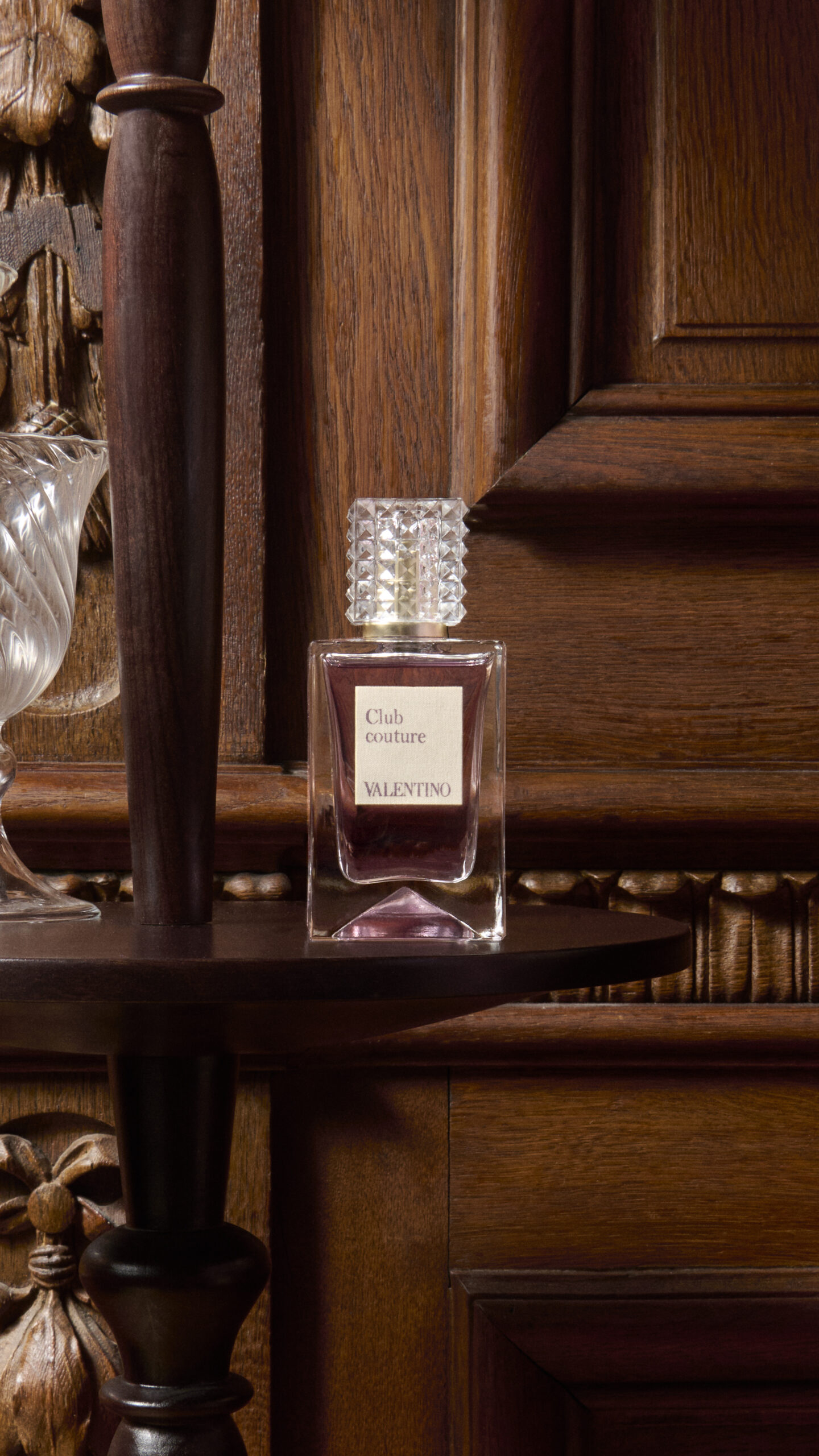 beauty-valentino-fragrance-perfumers-quotes A perfume bottle is positioned for Valentino's Analog of Dreams campaign