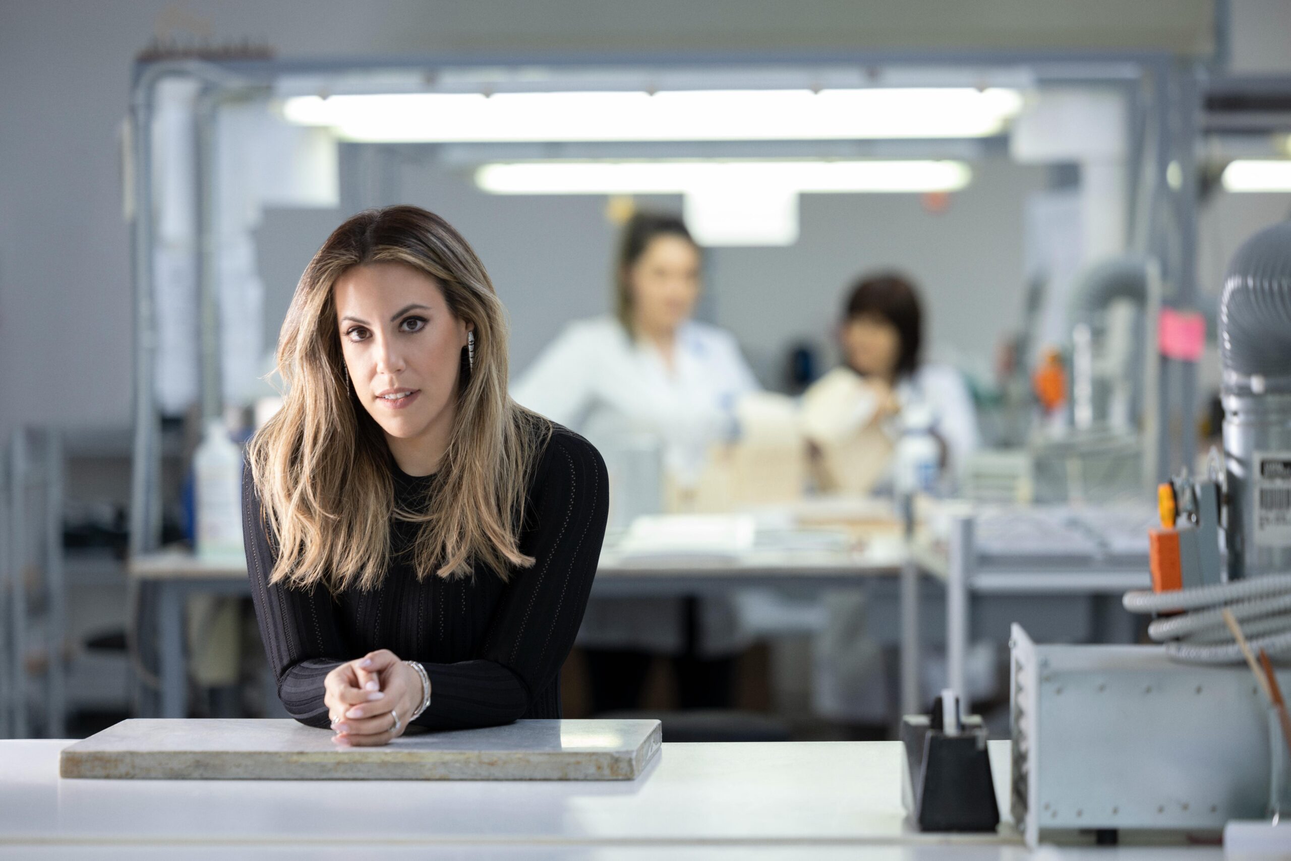 Mary Katrantzou poses for a portrait
