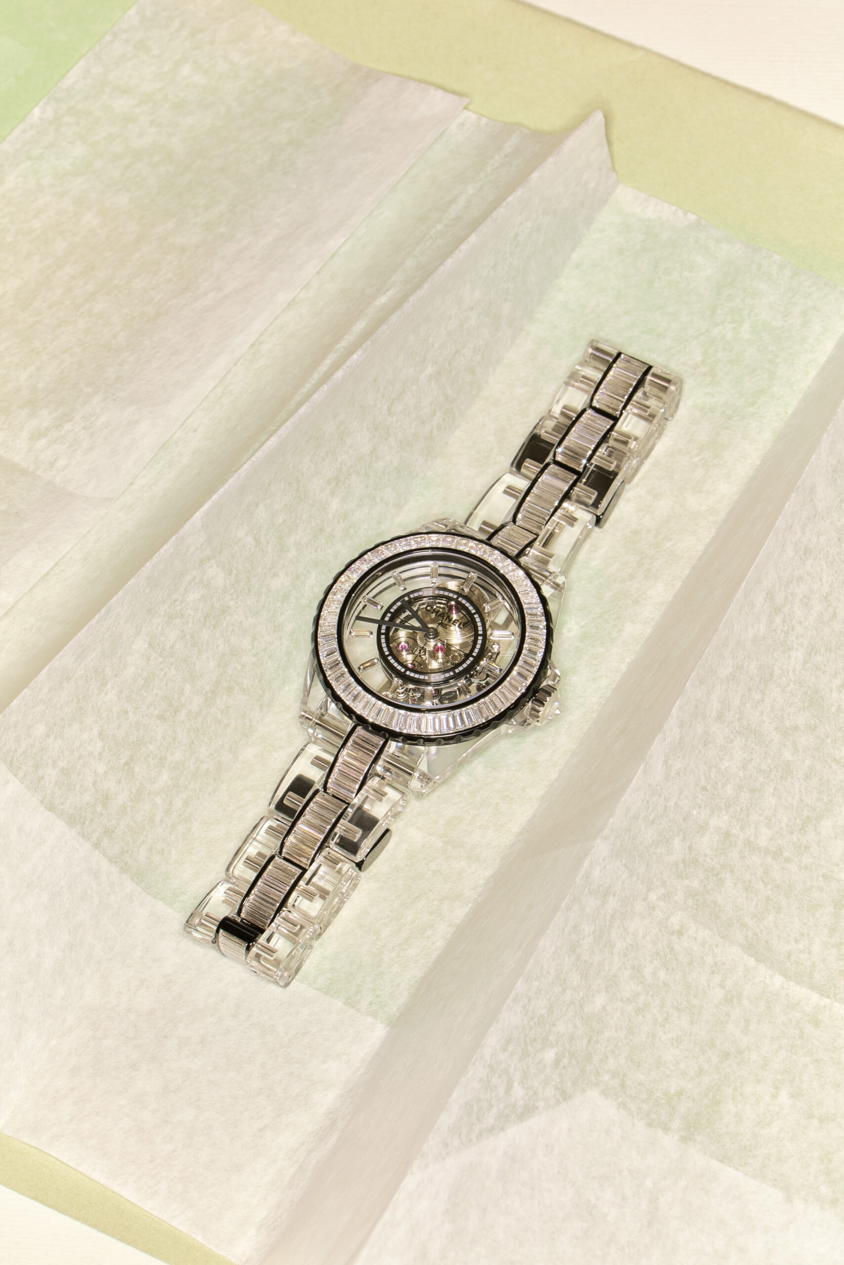 The J12 X-Ray Coco Game watch from the upcoming Chanel Haute Horlogerie collection