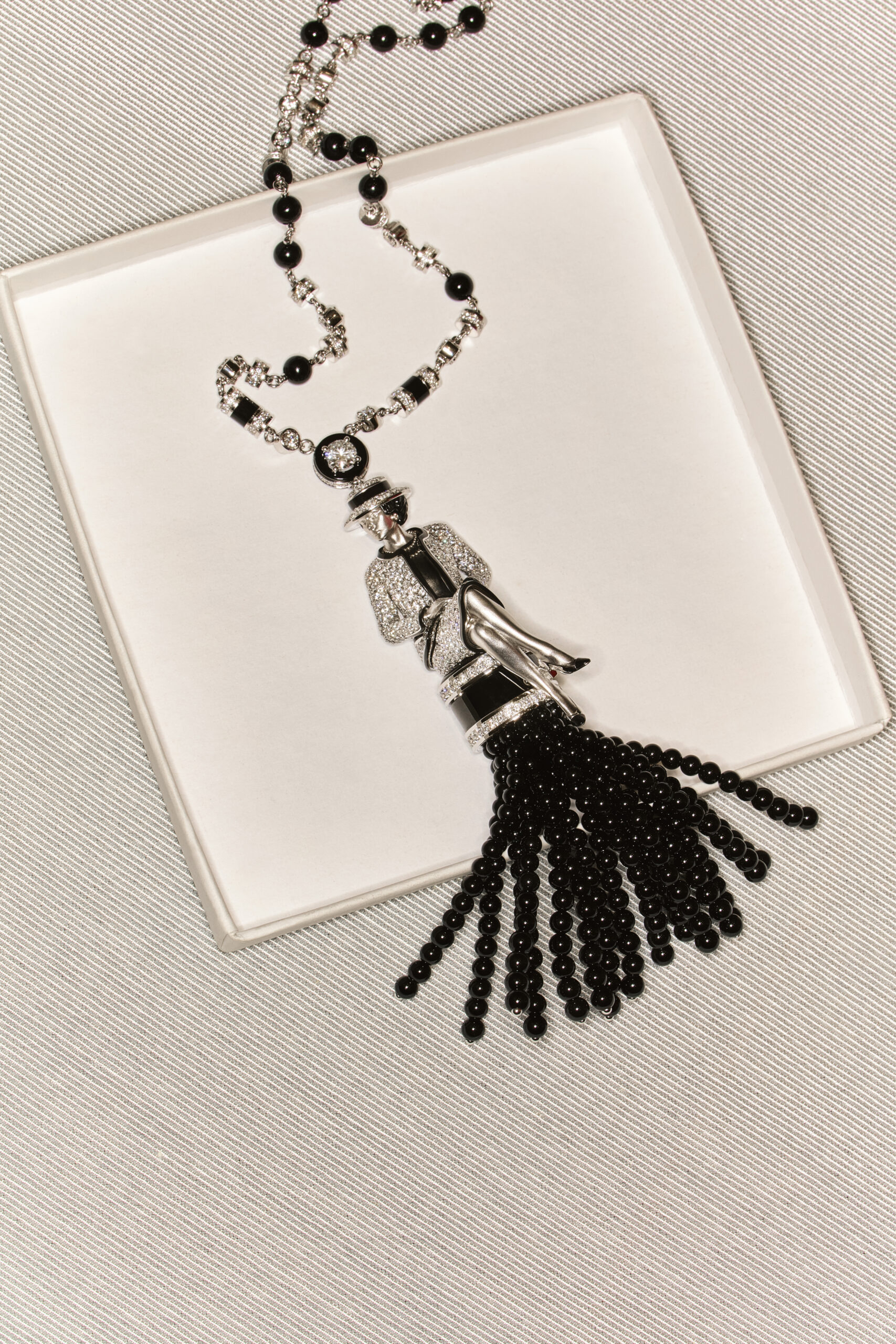 The Gabrielle Long Necklace from the Chanel Haute Horlogerie collection