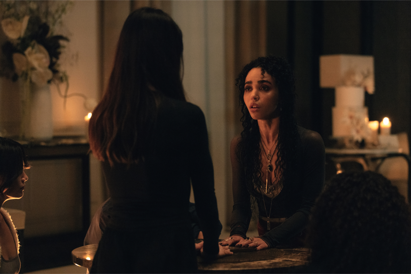 Musician FKA twigs in the David Lowery movie Mother Mary