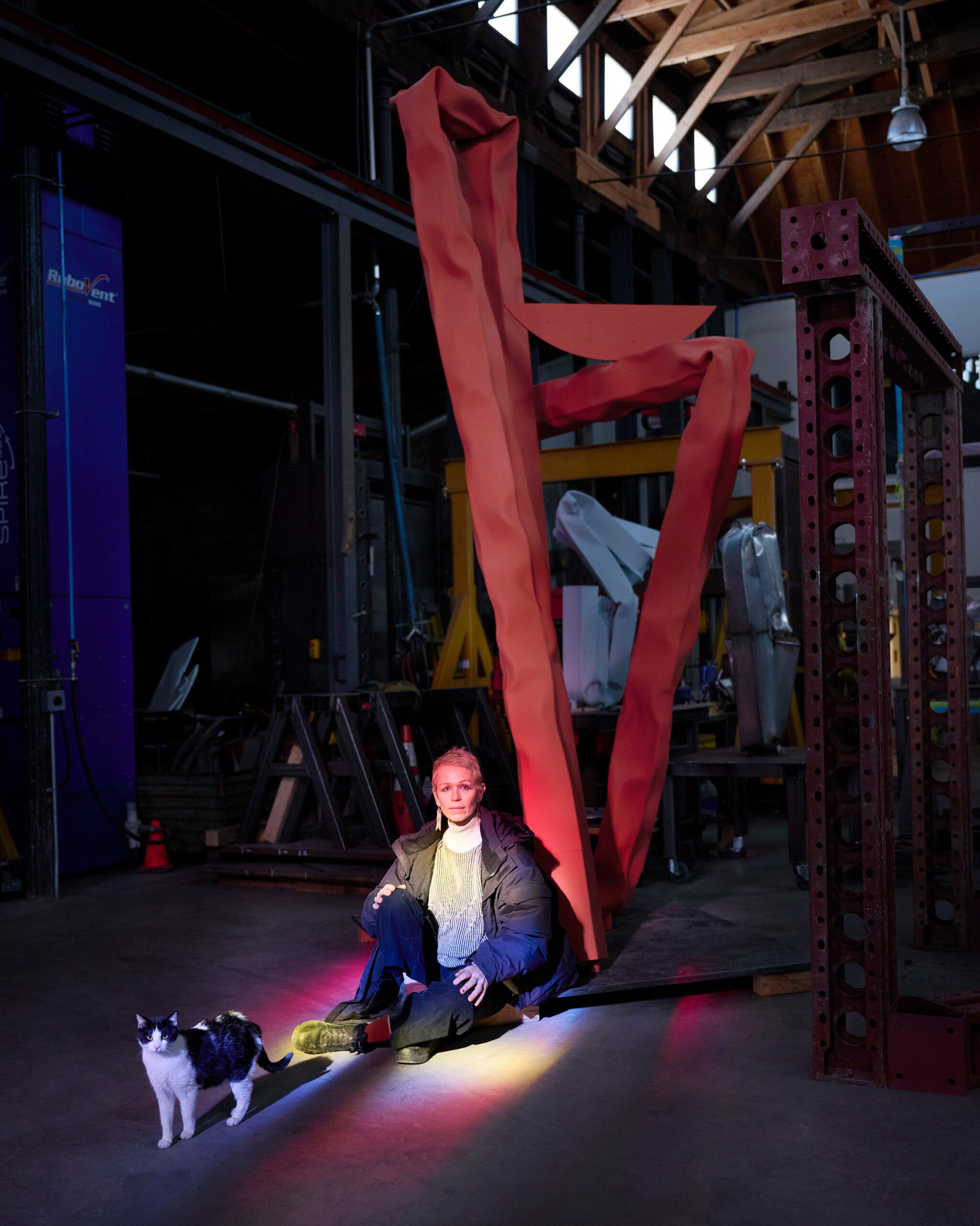 Artist and sculptor Carol Bove who will has a show at the Guggenheim