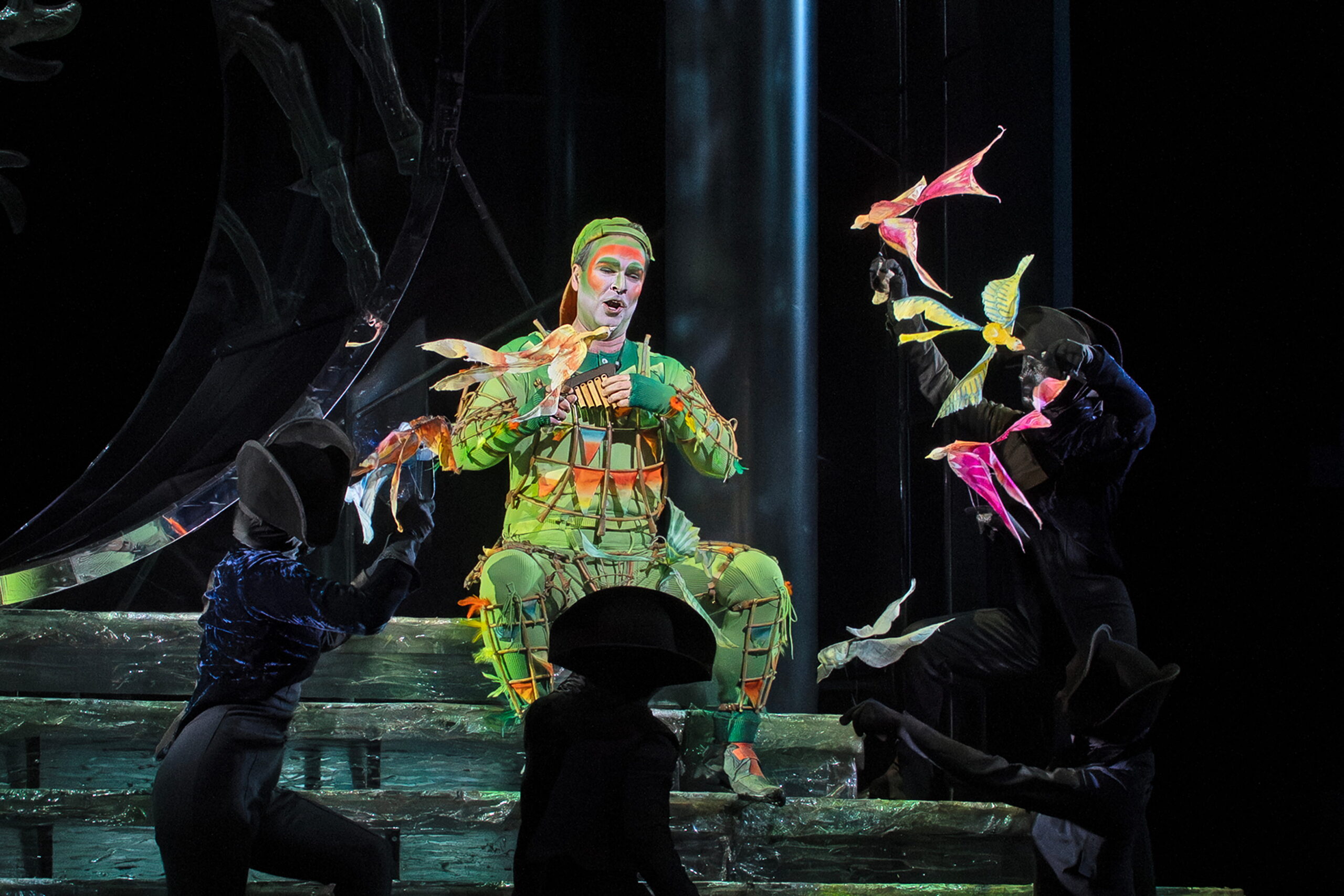 Joshua Hopkins as Papageno in Mozart's "The Magic Flute." Photo: Ken Howard / MetOpera