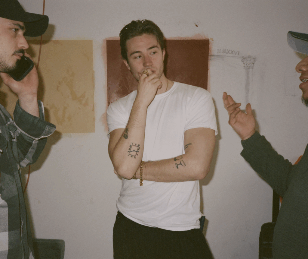 George McNally son of Keith McNally at Faux