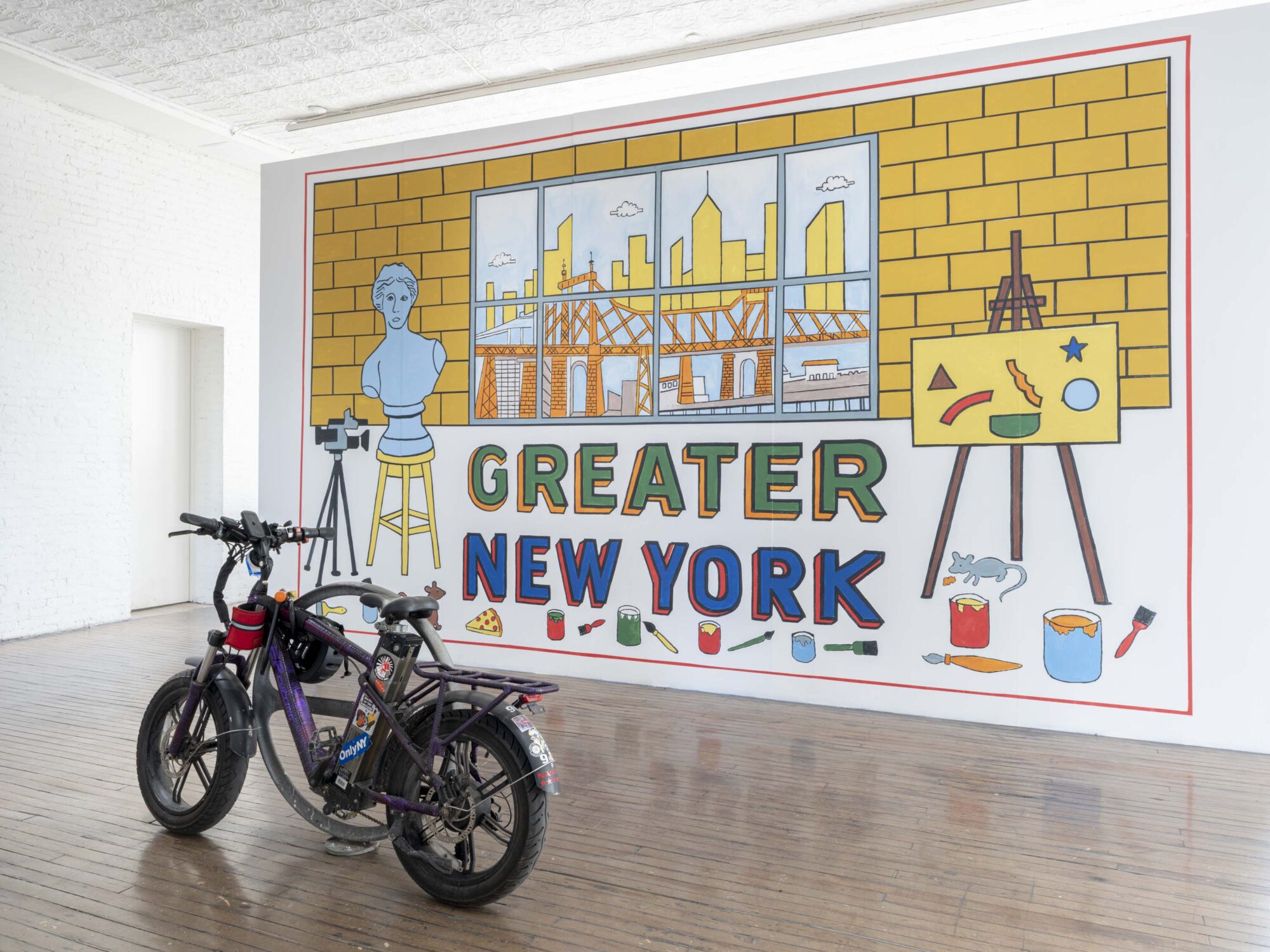 Installation view of "Greater New York," on view at MoMA PS1, 2026