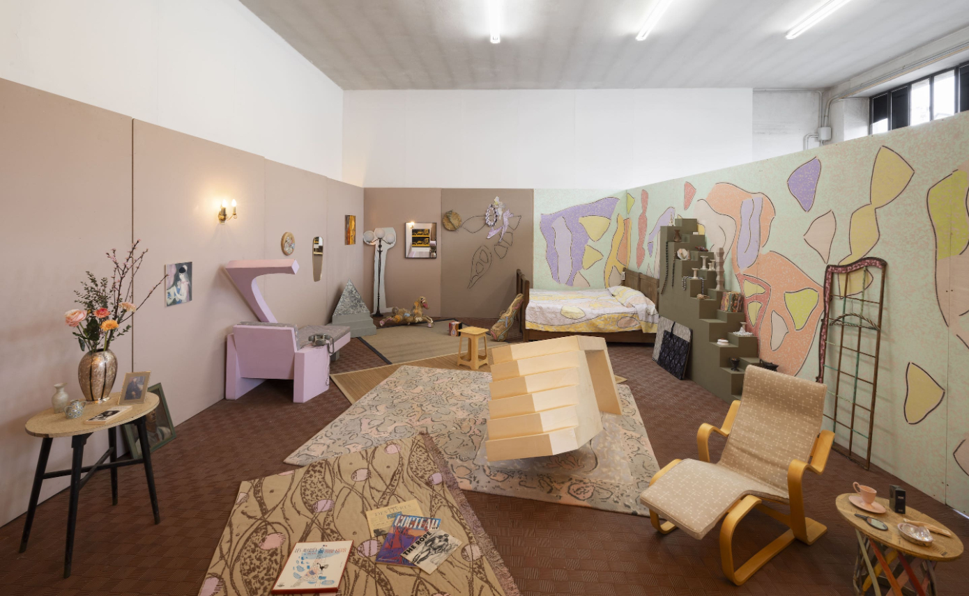 Installation view of Dozie Kanu's "The Second Shadow: Dozie Kanu Mirroring Marc Camille Chaimowicz," 2026