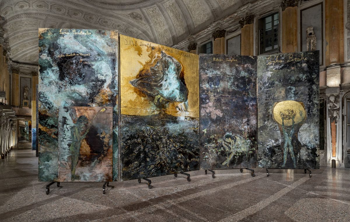 Anselm Kiefer installation at Palazzo Reale