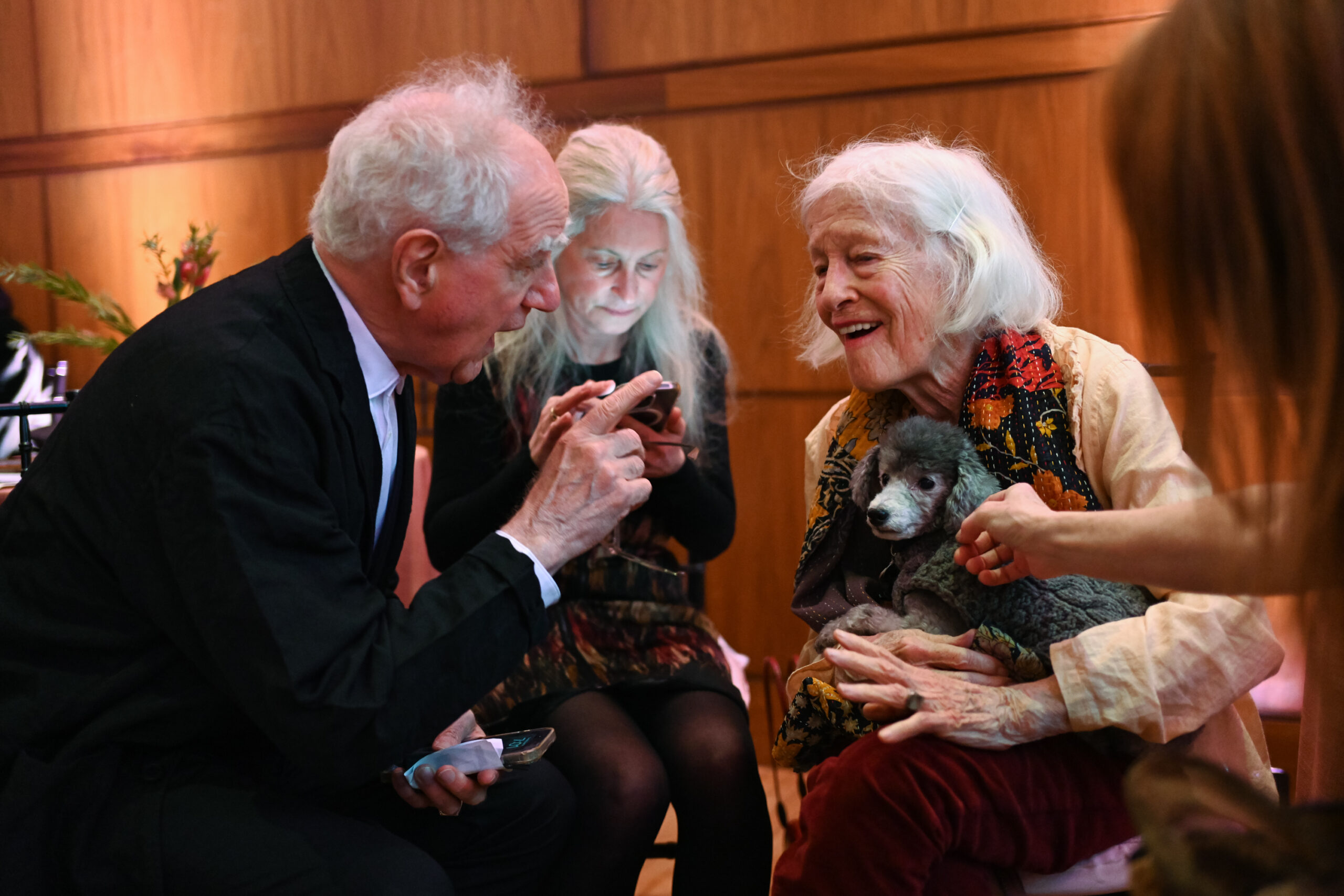 Artist Joan Jonas and author Joost Elffers