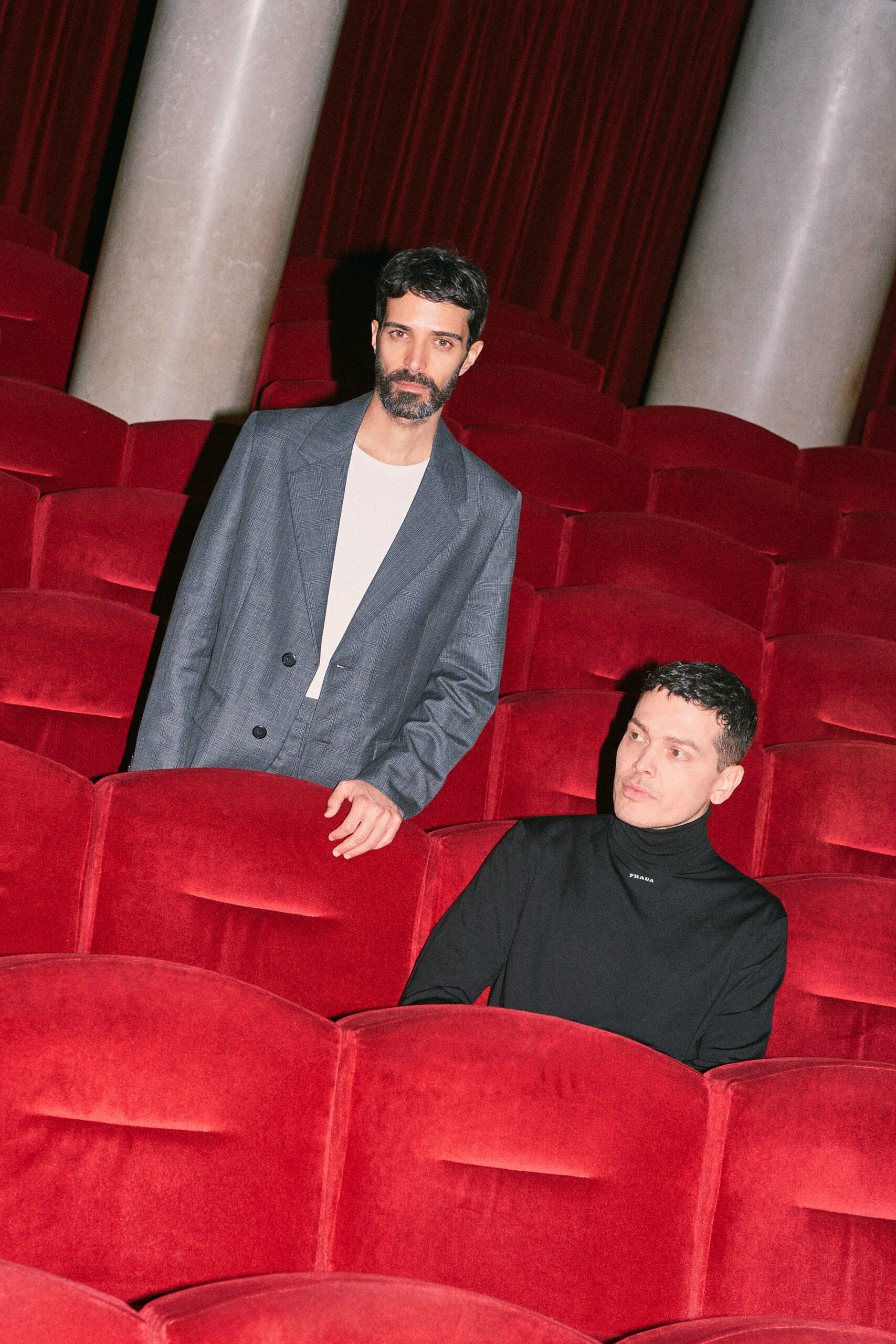 Simone Farresin and Andrea Trimarchi of Formafantasma pose for a portrait