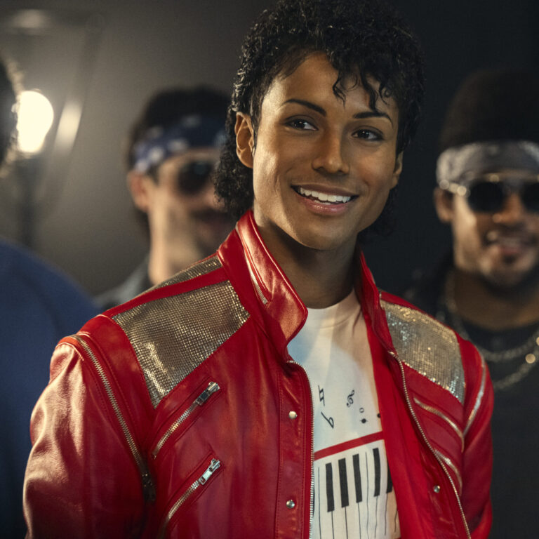 Jaafar Jackson as Michael Jackson in the Michael movie