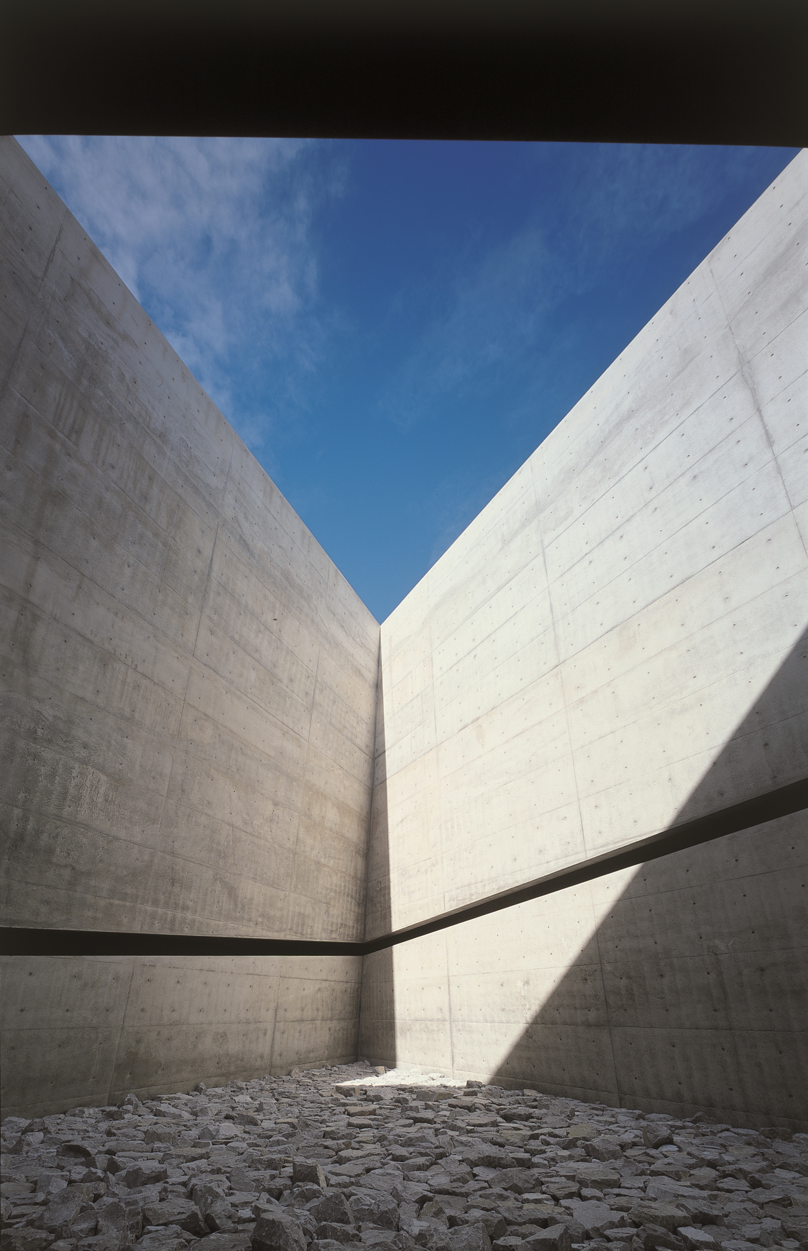 An interior view of Benesse Art Site Naoshima