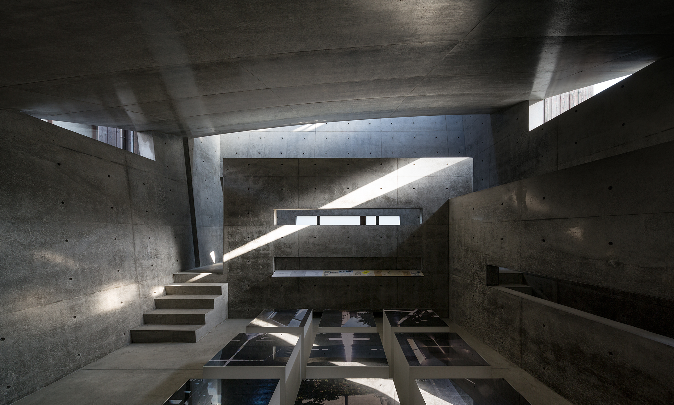 An interior view of Benesse Art Site Naoshima