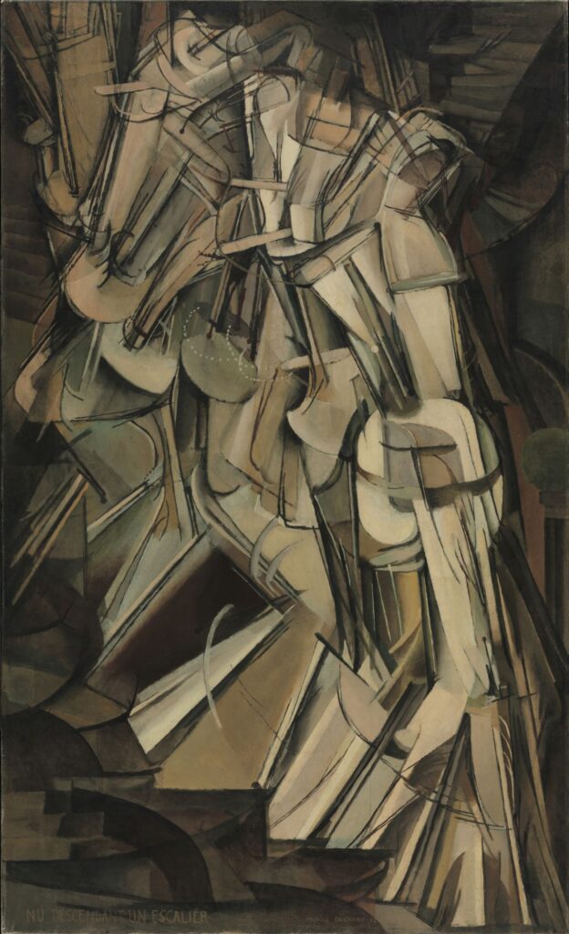 Marcel Duchamp, Nude Descending a Staircase (No. 2), 1912