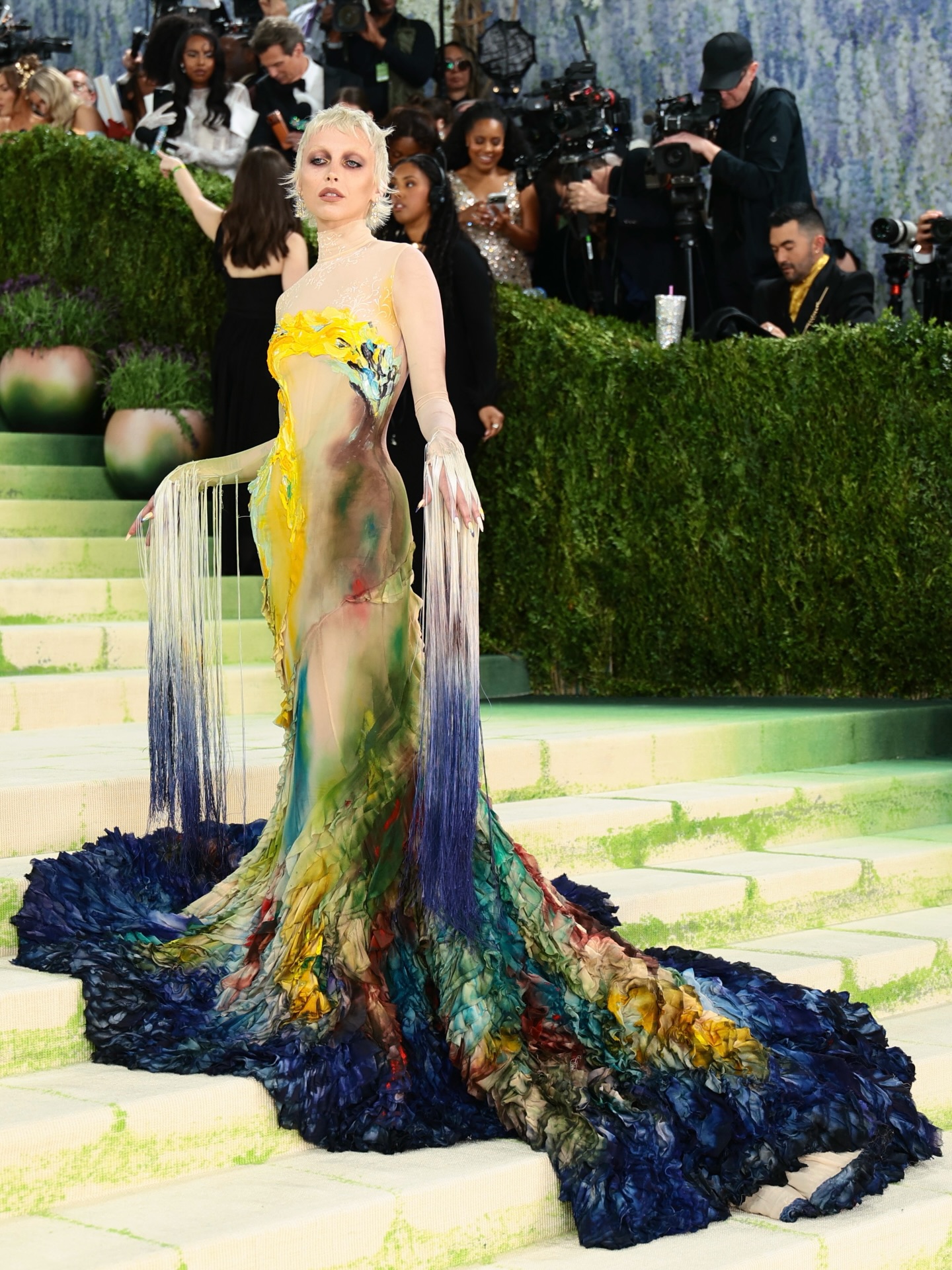 Emma Chamberlain poses for a portrait at the 2026 Met Gala