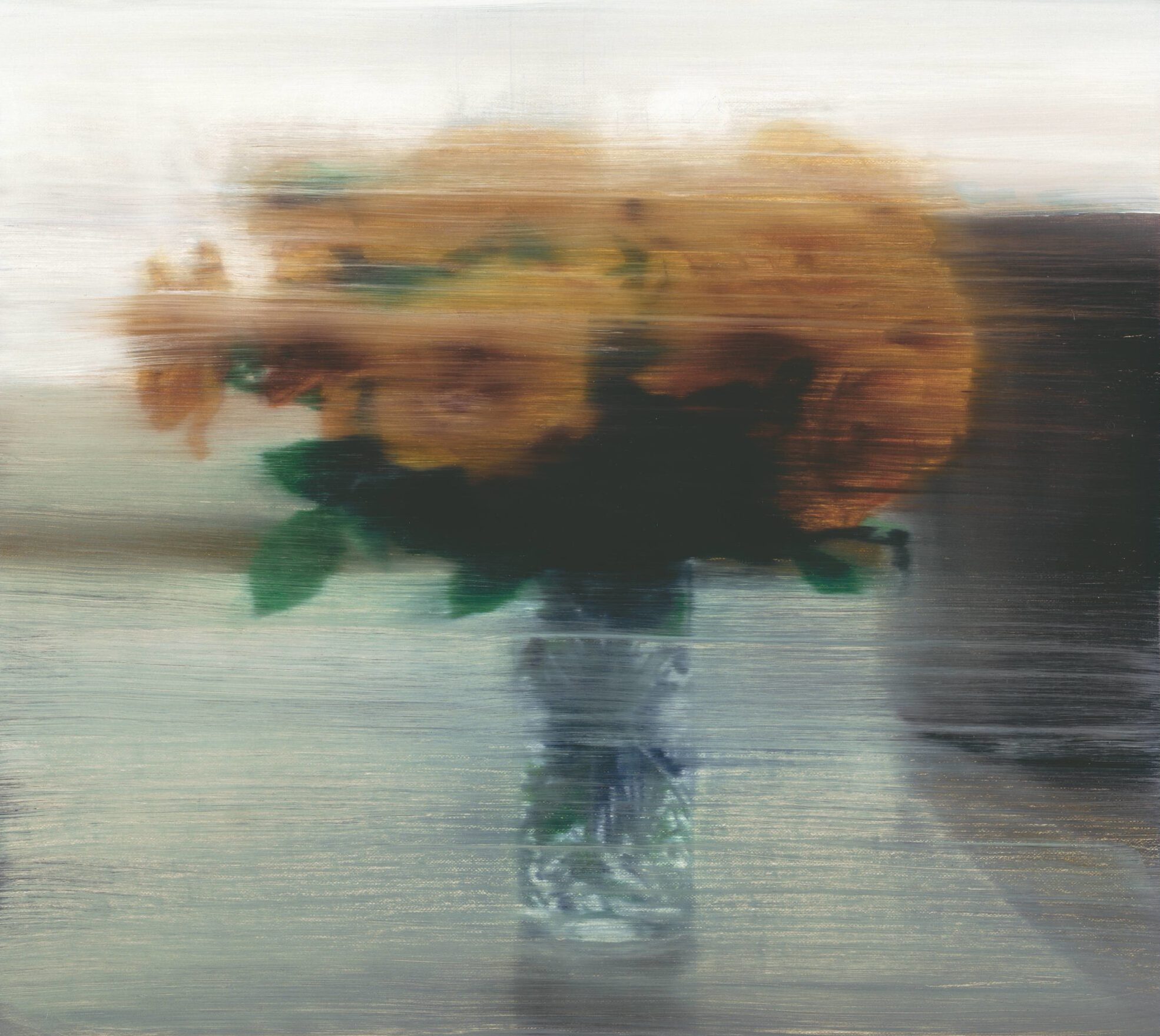 Painting by Gerhard Richter, Rosen [Roses], 1994.