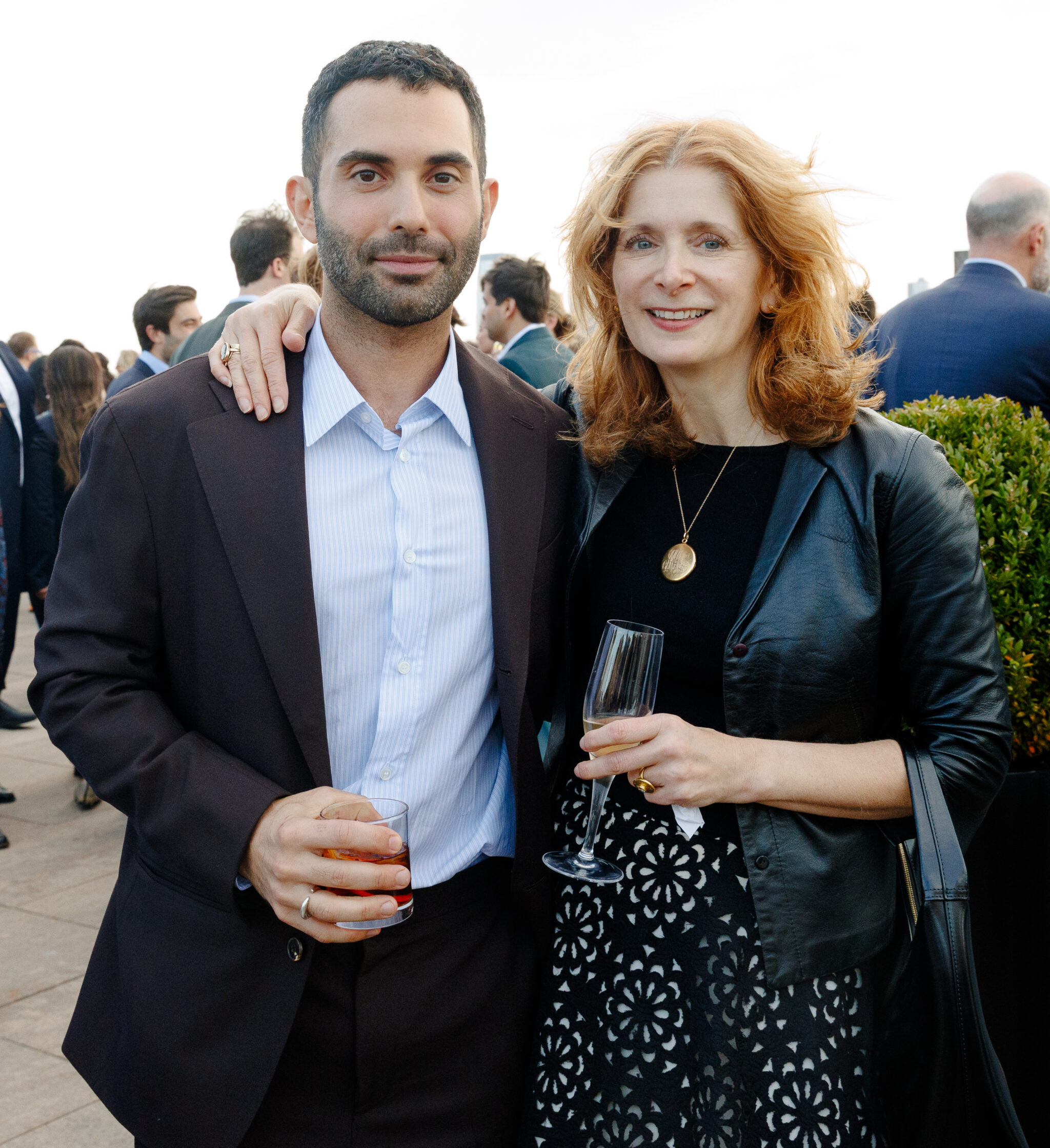 Andy Baraghani and Melissa Clark at the Edible Schoolyard NYC auction