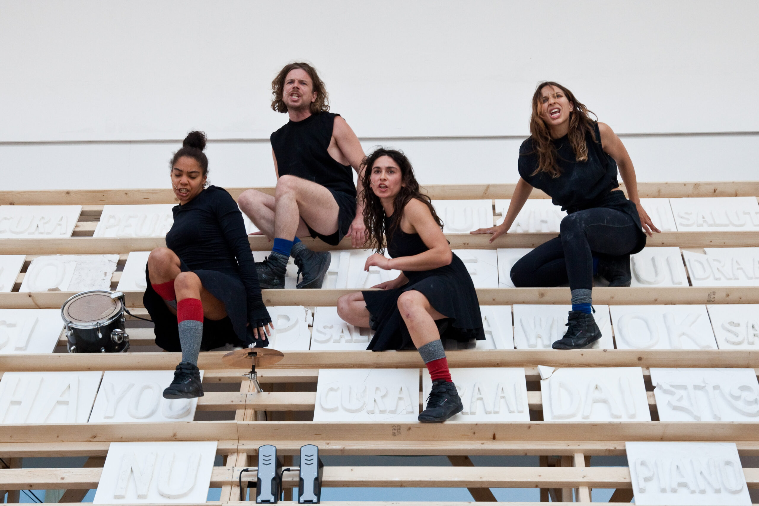 Still from the Miet Wallop performance at the Venice Biennale 2026