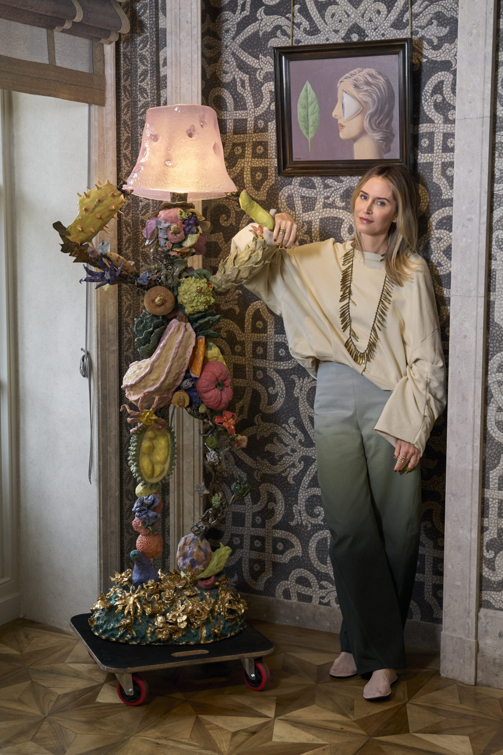 Belma Gaudio poses for a portrait at home in London