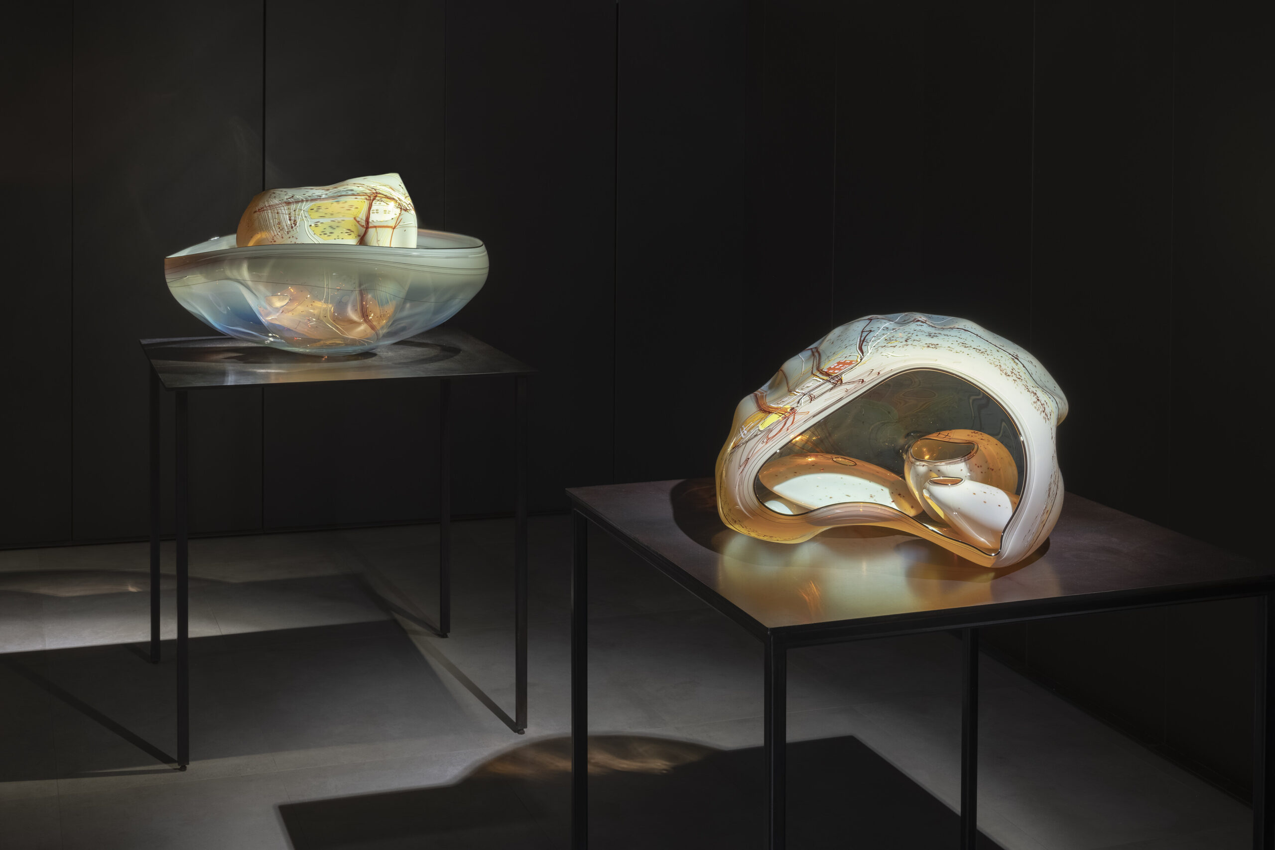09. Celadon Baskets (detail), Dale Chihuly, 2017. Palazzo Loredan, Venice, installed 2026
