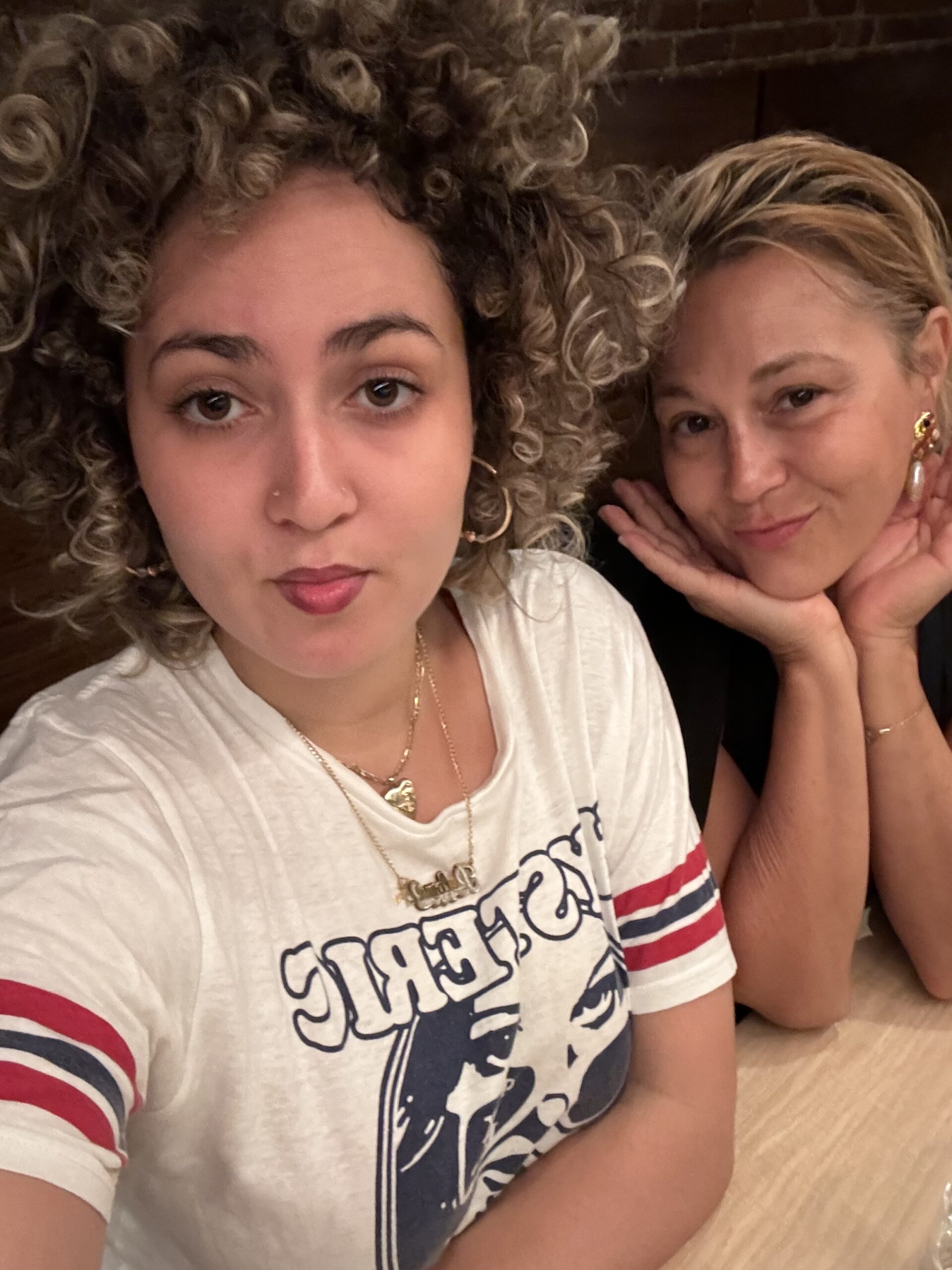 Camille Becerra and her daughter