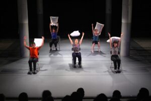 Yvonne Rainer performance with Performa