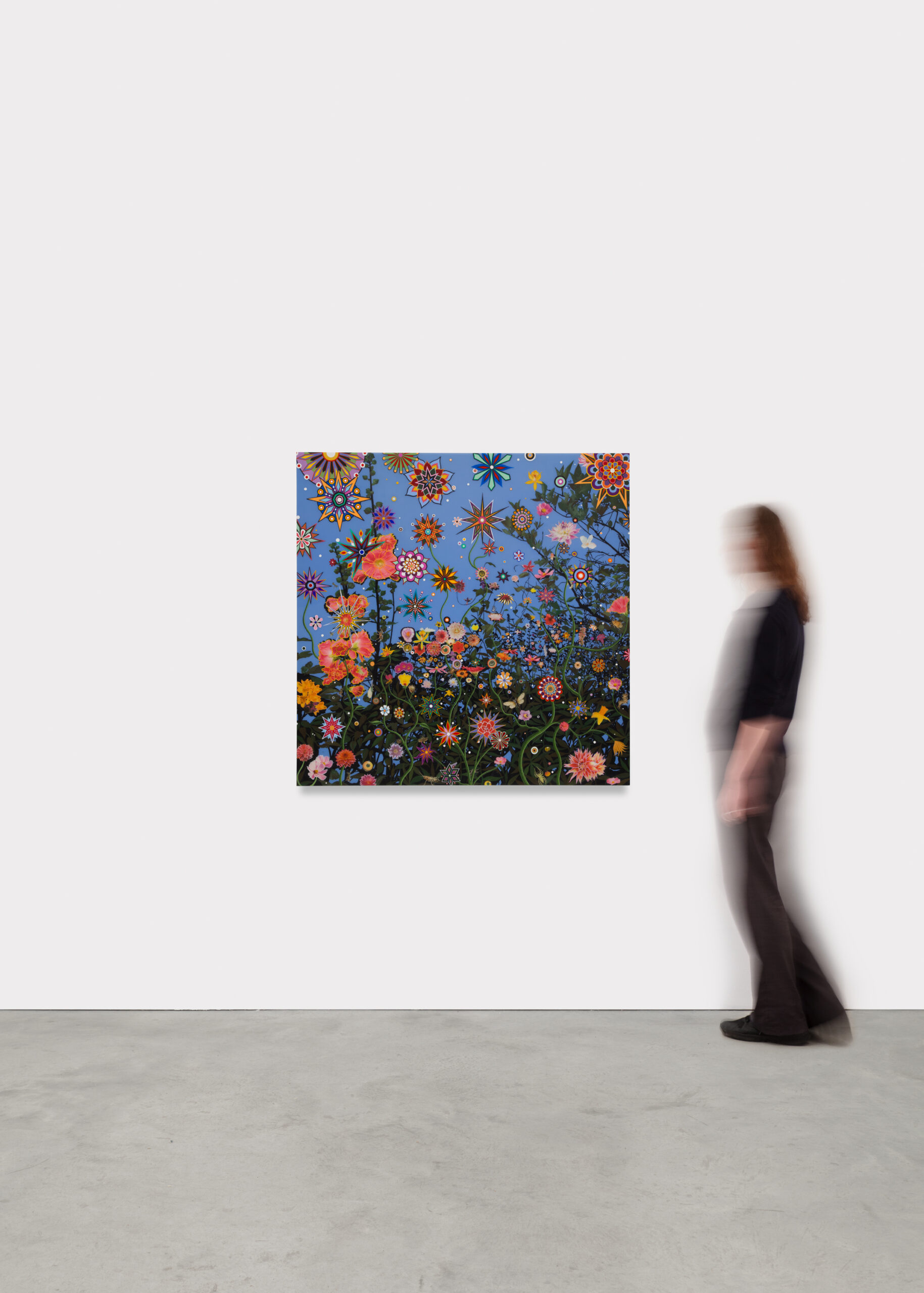 The work of Fred Tomaselli at James Cohan gallery