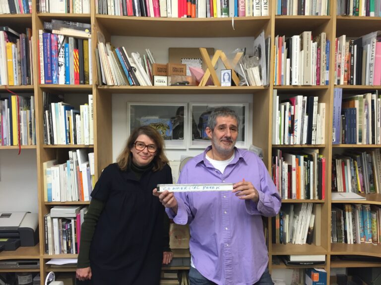 Florence Bonnefous and Edouard Merino, Commercial Break by François Curlet, 2016