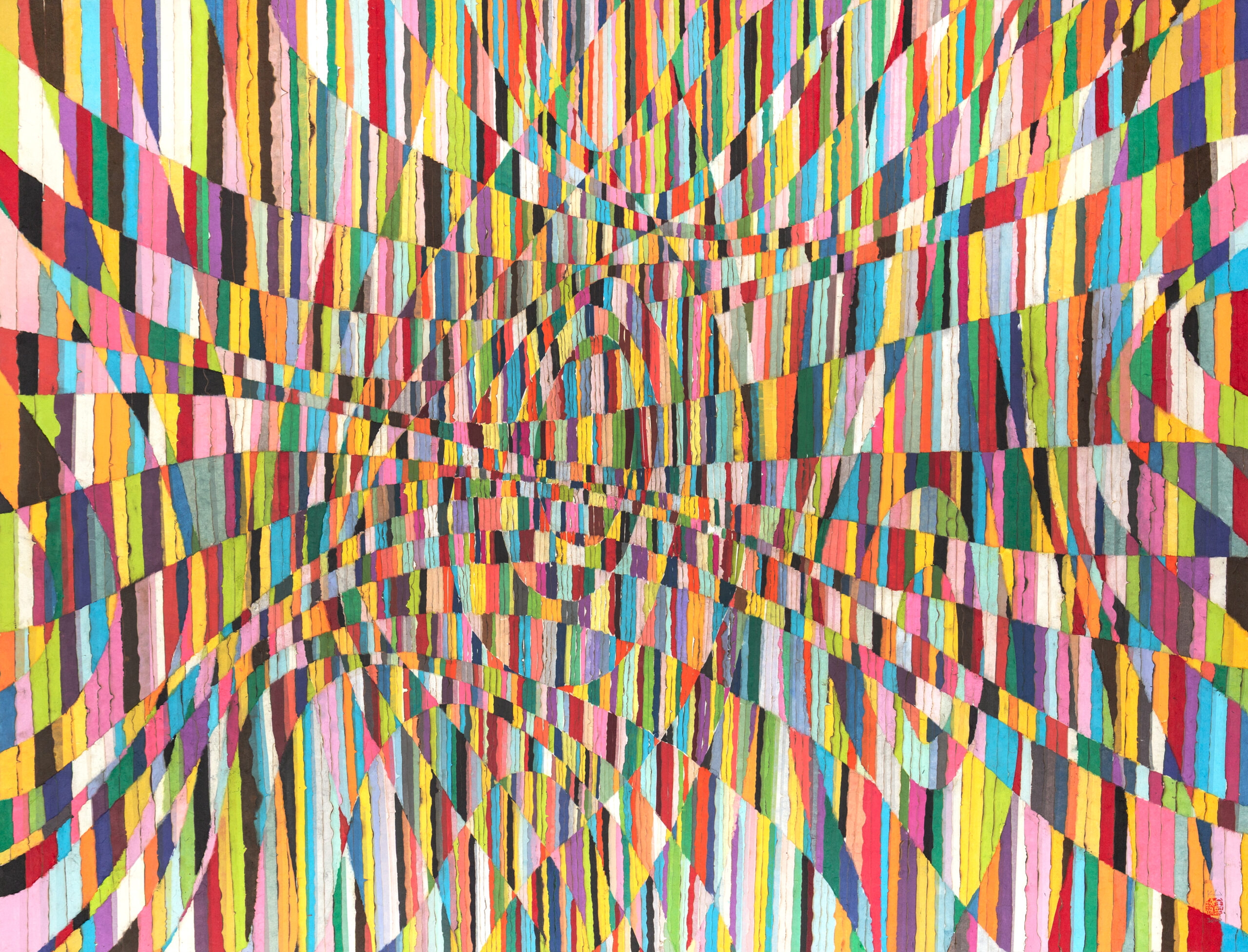 Minjung Kim painting showing at TEFAF