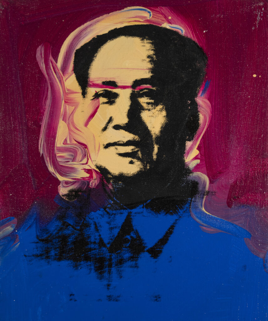 Andy Warhol Mao print showing at TEFAF