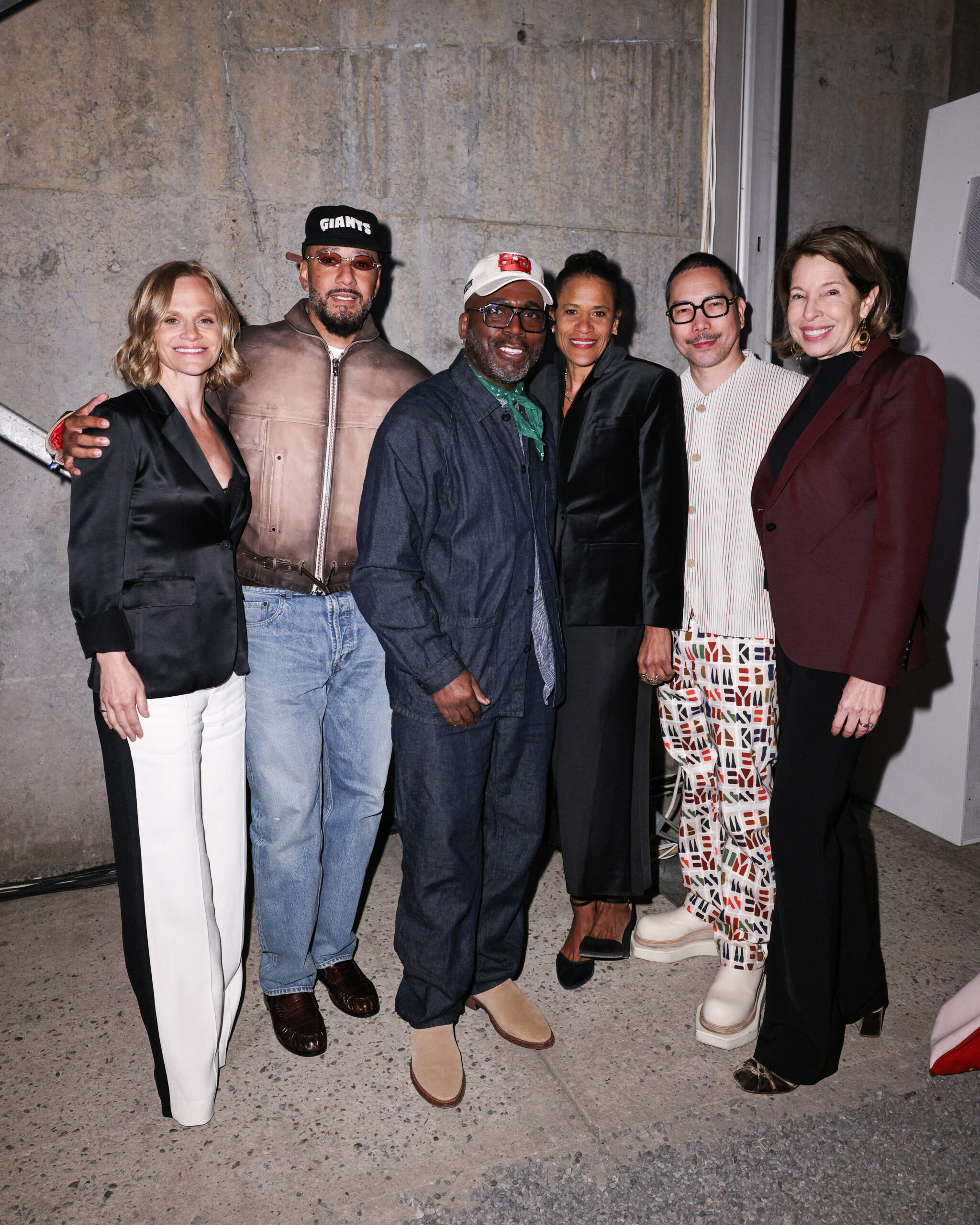 Michi Jigarjian, Swizz Beatz, Derrick Adams, Michael Chuapoco, and Anne Pasternak