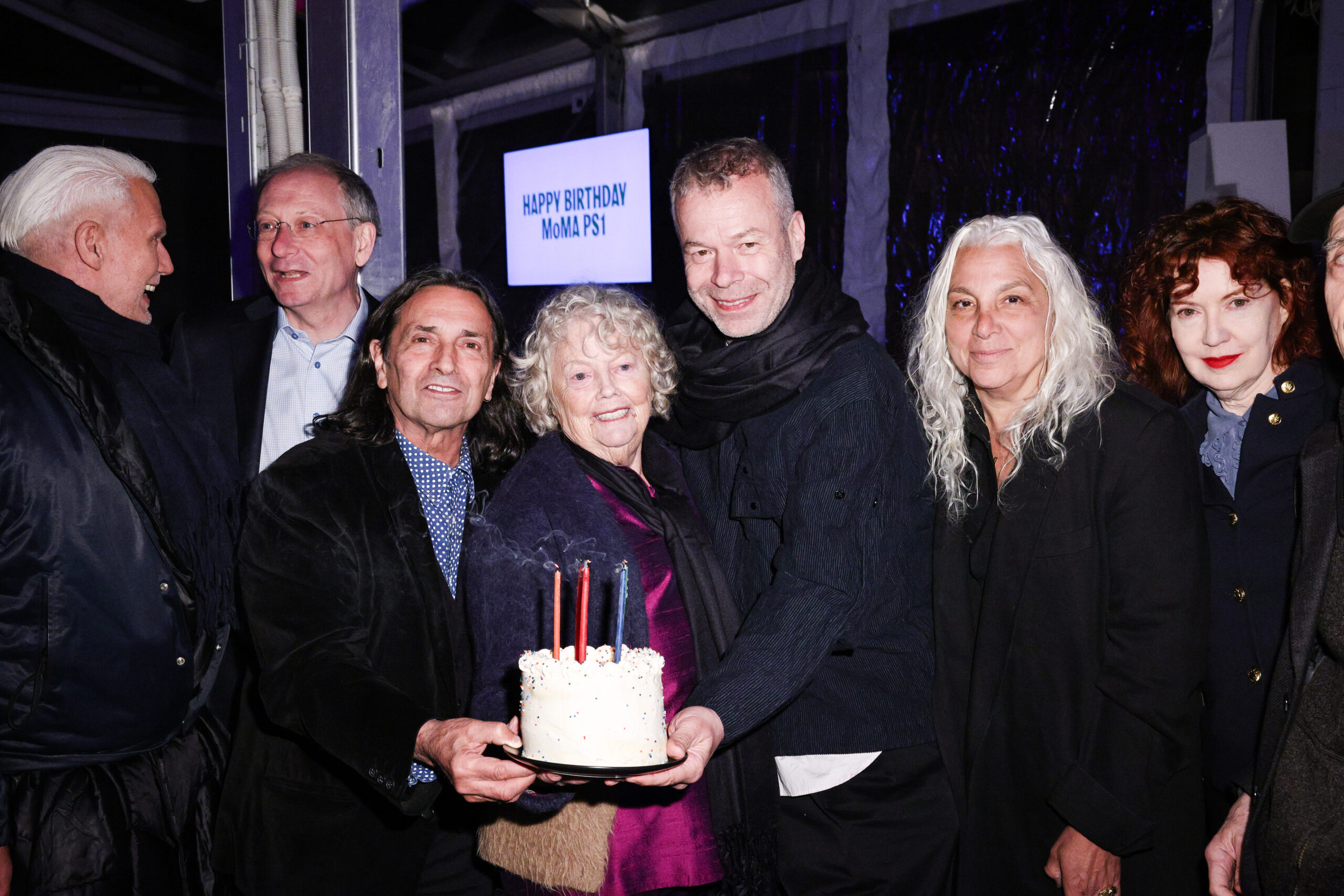 Christophe Cherix, Tony Guerrero, Alanna Heiss, Wolfgang Tillmans, Andrea Rosen, and Ena Swansea