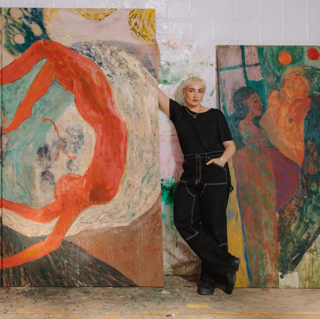 Emma Fineman painter solo show at Berggruen