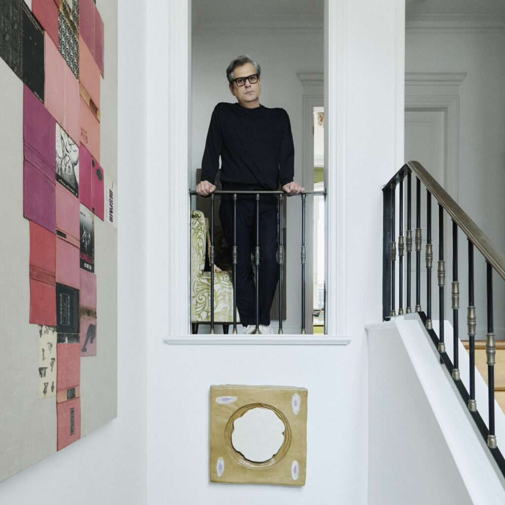 The art collection of gallerist Alexandre Gabriel at home in Sao Paulo, Brazil