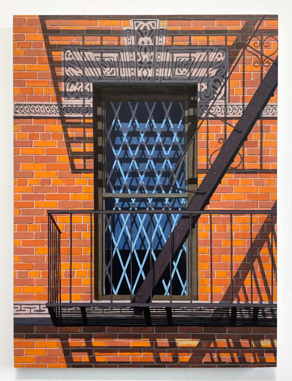 brick building fire escape