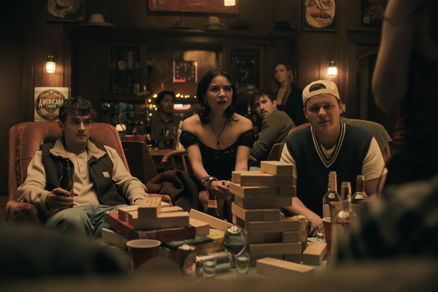 Michael Johnston, Megan Lawless, and Cooper Tomlinson in Obsession