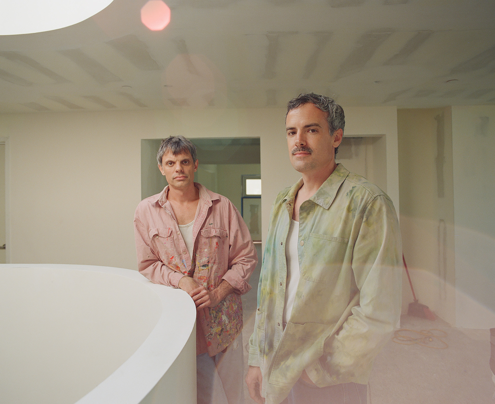 Artists and twins Simon and Nikolai Haas, The Haas brothers.