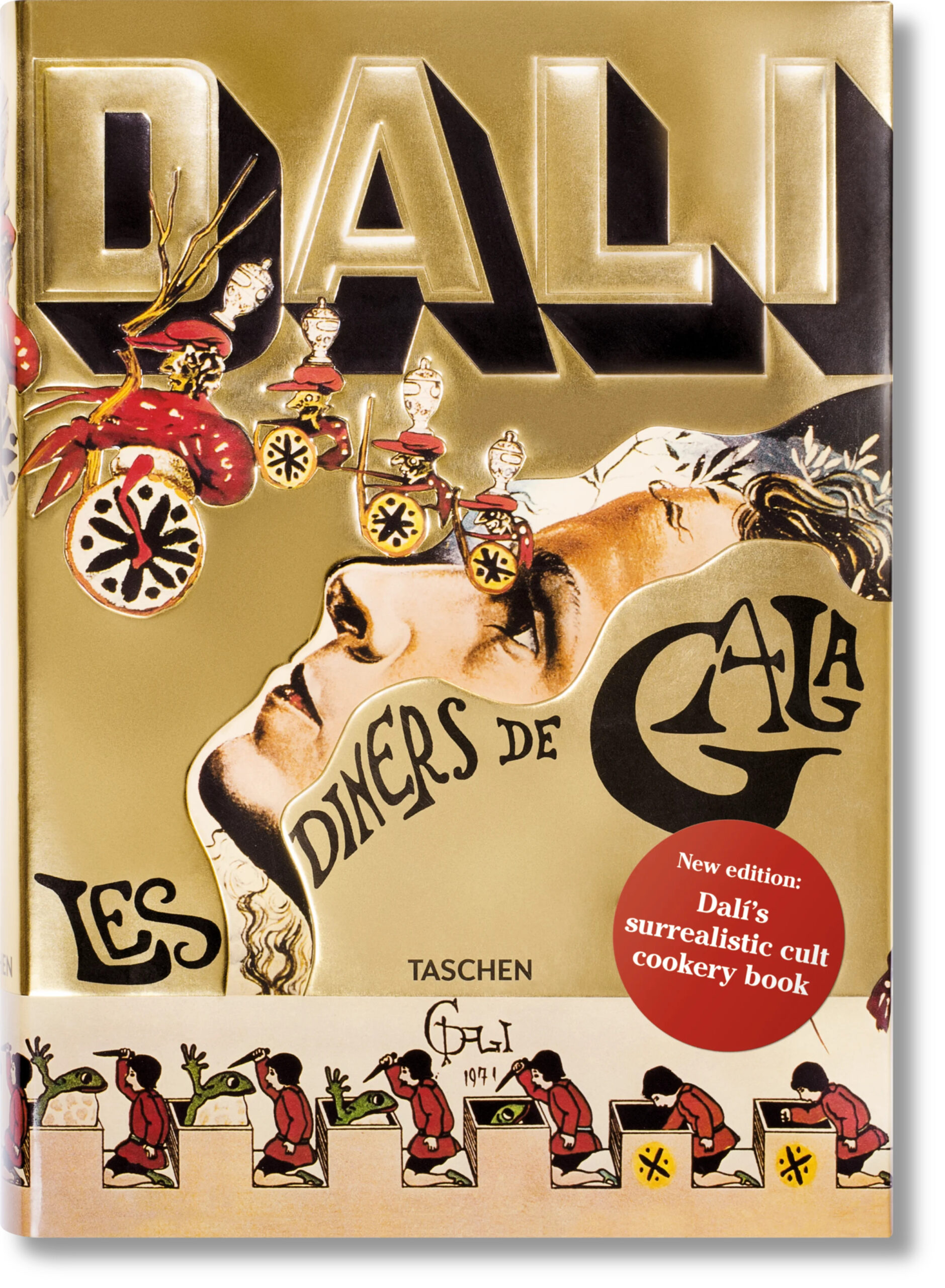 Les dÃ®ners de Gala del artista surrealista, chef y autor de libros de cocina Salvador Dalí para los mejores libros de cocina para la cocina y la alimentación de Mina Stone.