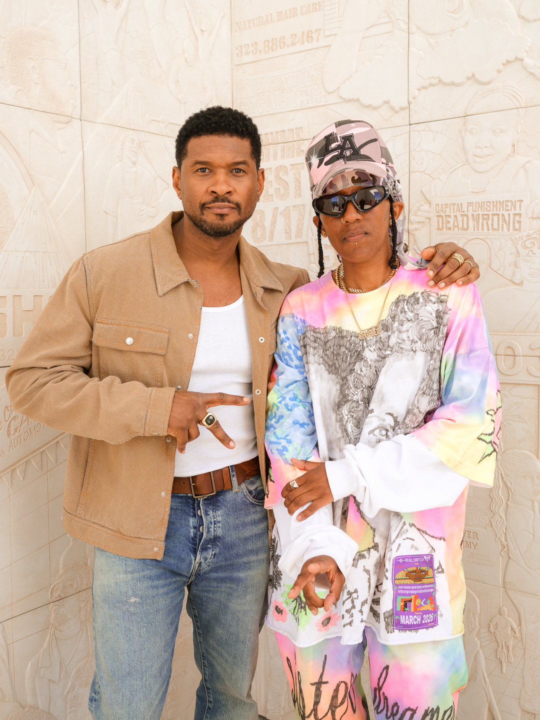 Usher and Lauren Halsey on Cradling History, Workout Regimens, and Going for Your Funk
