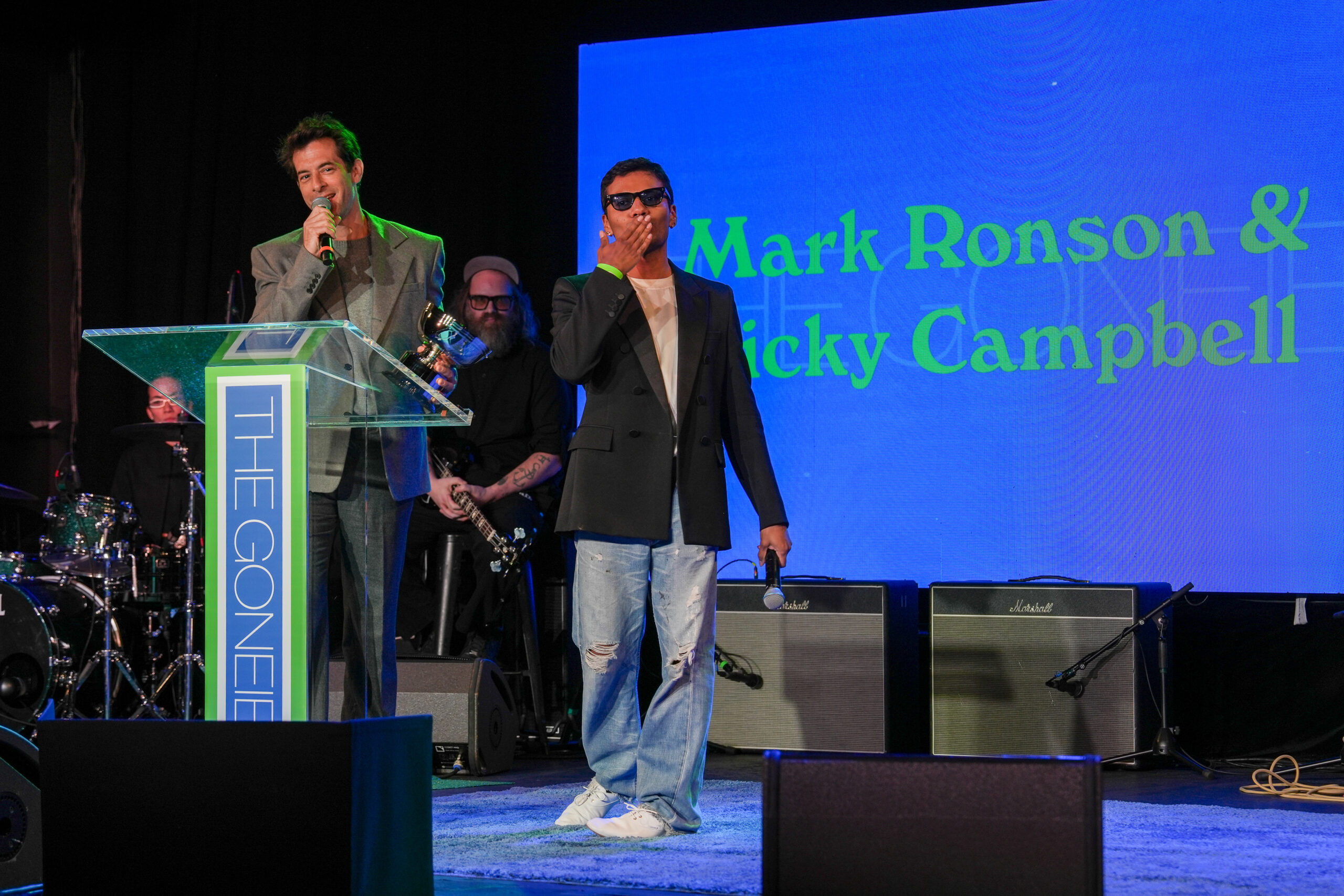 Mark Ronson and Nicky Campbell