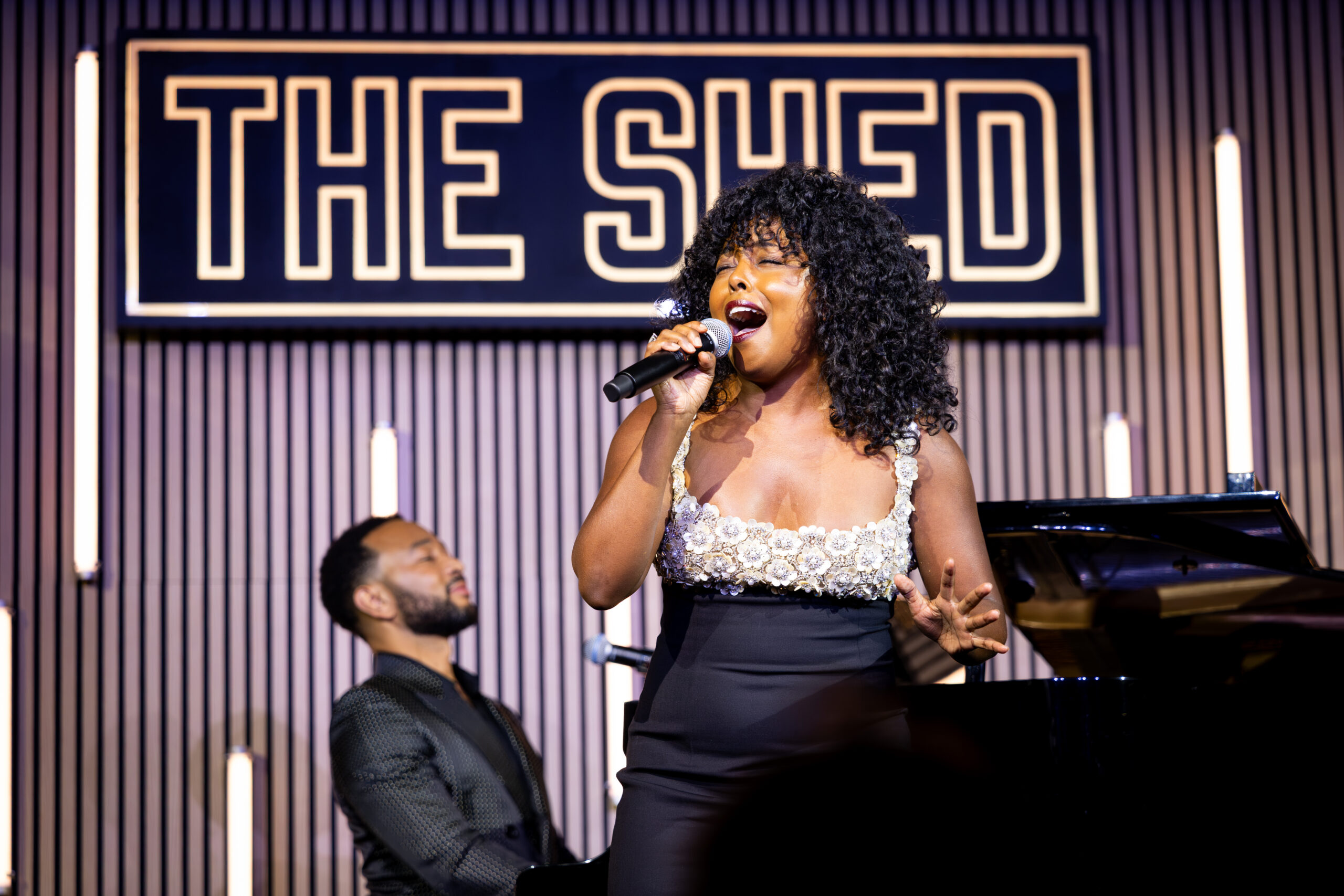 John Legend and Adrienne Warren